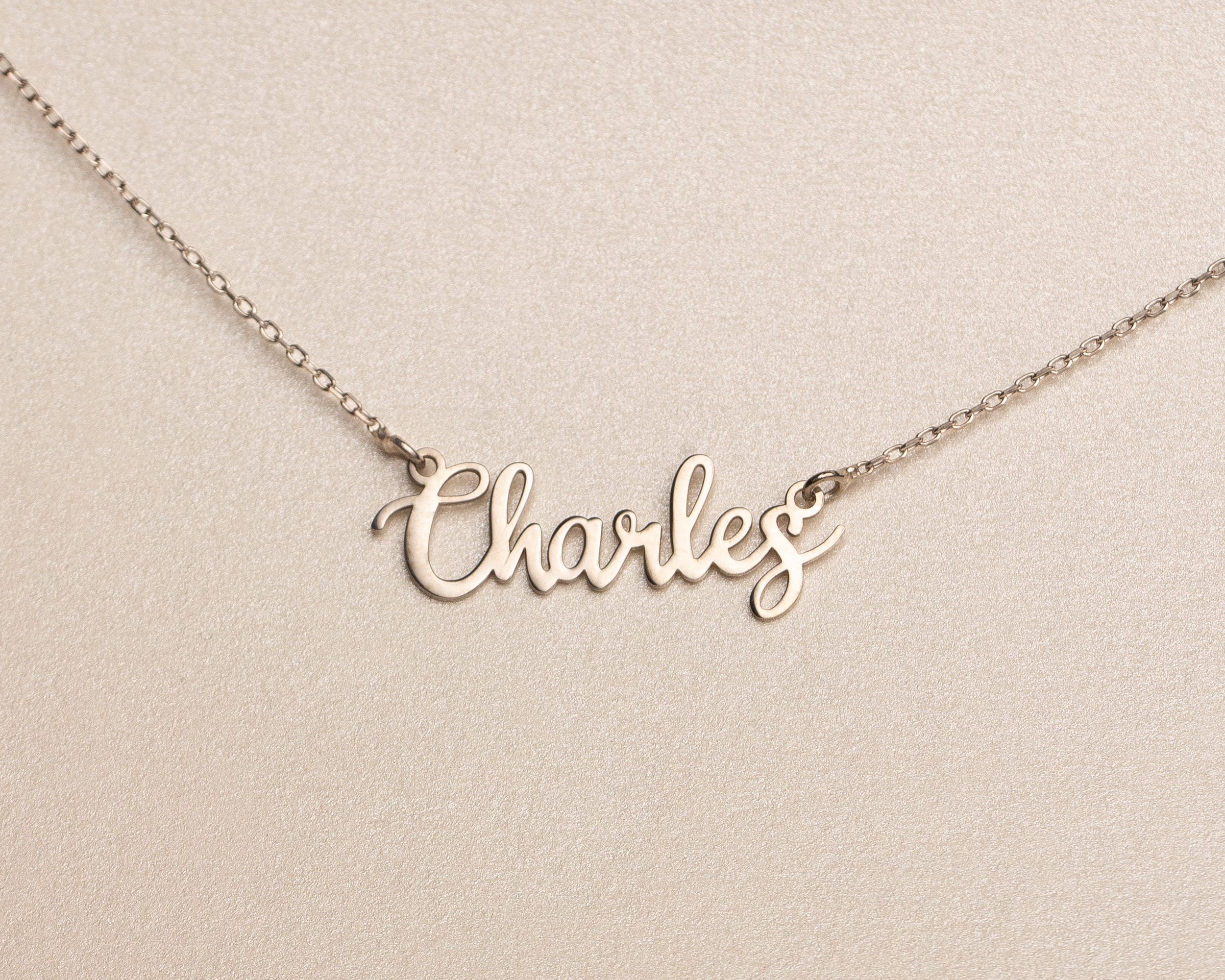 14K Gold Satellite Charm Necklace, Layering Necklace, Sterling Silver Necklace for Women, Handmade Jewelry, Gifts For Her, Necklace