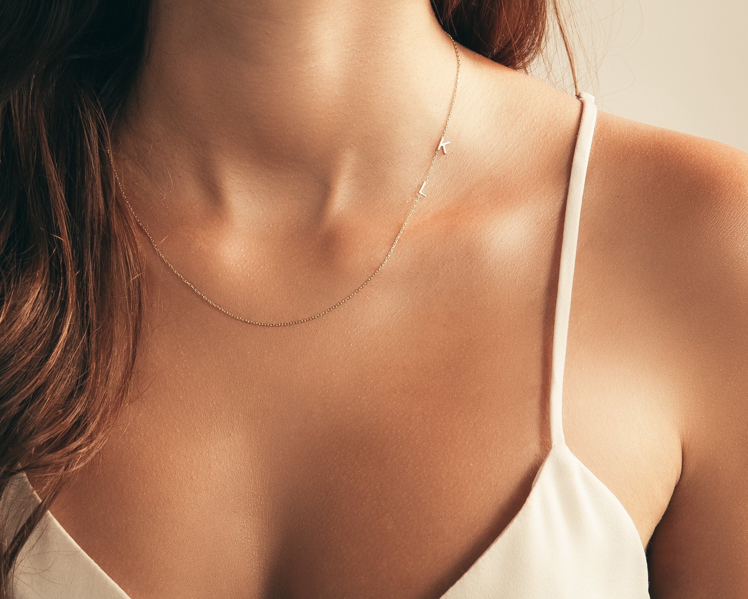 14K Gold Freshwater Pearl Satellite Necklace | Dainty Chain Necklace | Elegant Pearl Jewelry | Bridesmaid Gifts | Minimalist Gold Necklace