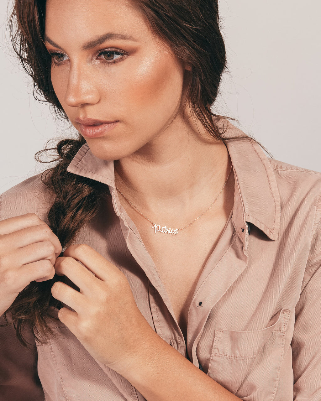 14K Gold Satellite Charm Necklace, Layering Necklace, Sterling Silver Necklace for Women, Handmade Jewelry, Gifts For Her, Necklace