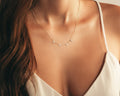 Real Silver Letter Necklace, 14K Gold Vermeil Initial Necklace, Minimalist Jewelry for Women and Men, Perfect Gift For Her