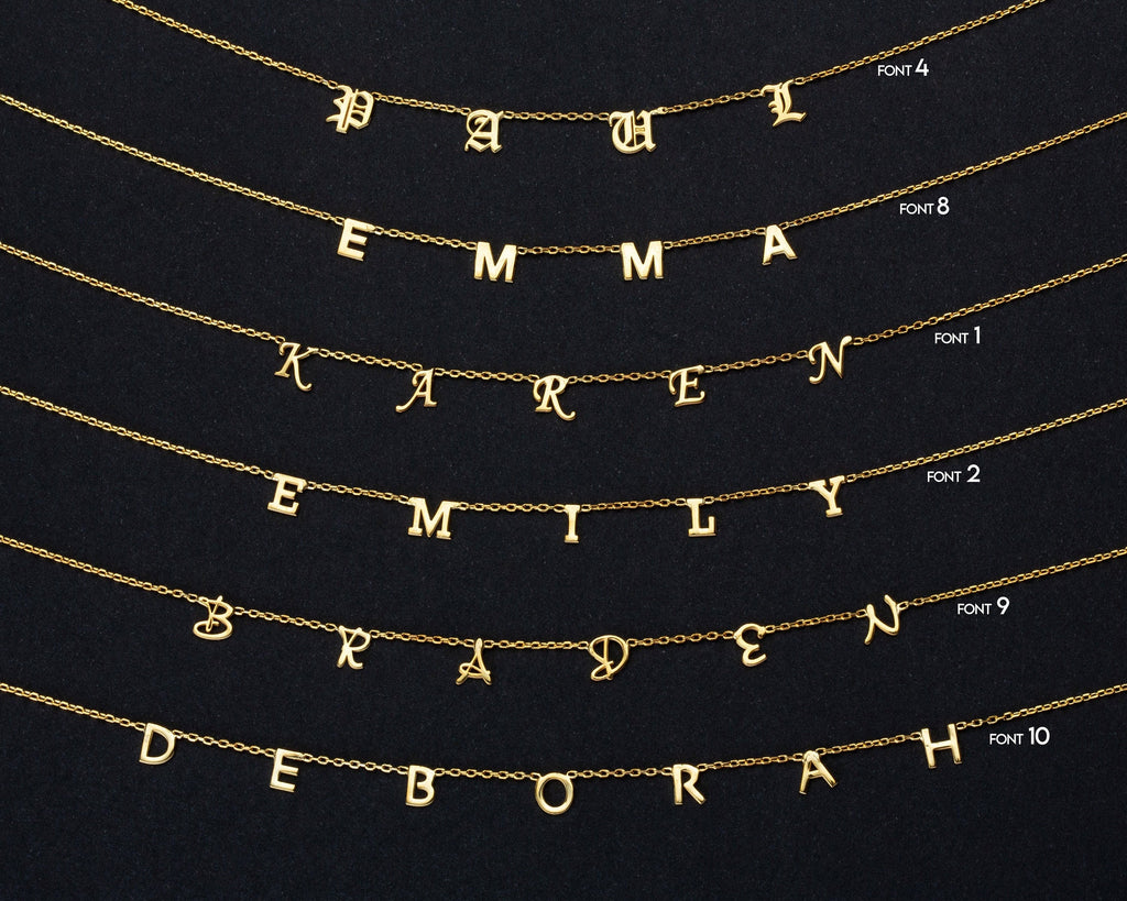 CUSTOM NAME NECKLACE, Personalized Necklace, Minimalist Necklace with Name, Initial Necklaces, Necklace for Women, Jewelry For Women