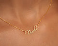 Satellite Necklace | Silver Minimalist Long Chain | Gold Plated Satellite Beaded Necklace | Layering Jewelry | Elegant Everyday Accessory