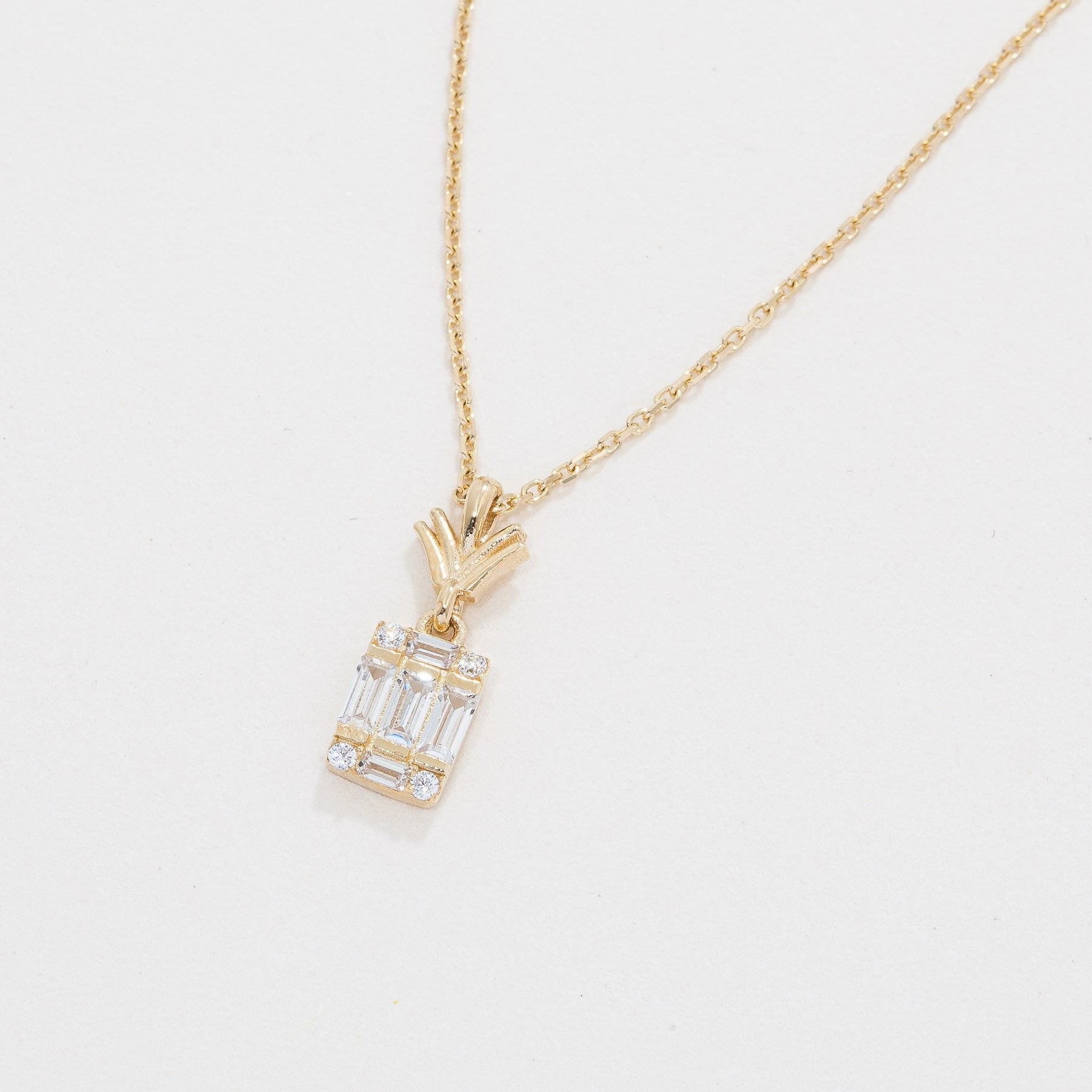 Sun Necklace, 14K Solid Gold Sun Necklace, Diamond CZ Sun Necklace, Minimalist Sun Moon Necklace, Sun Pendant Necklace
