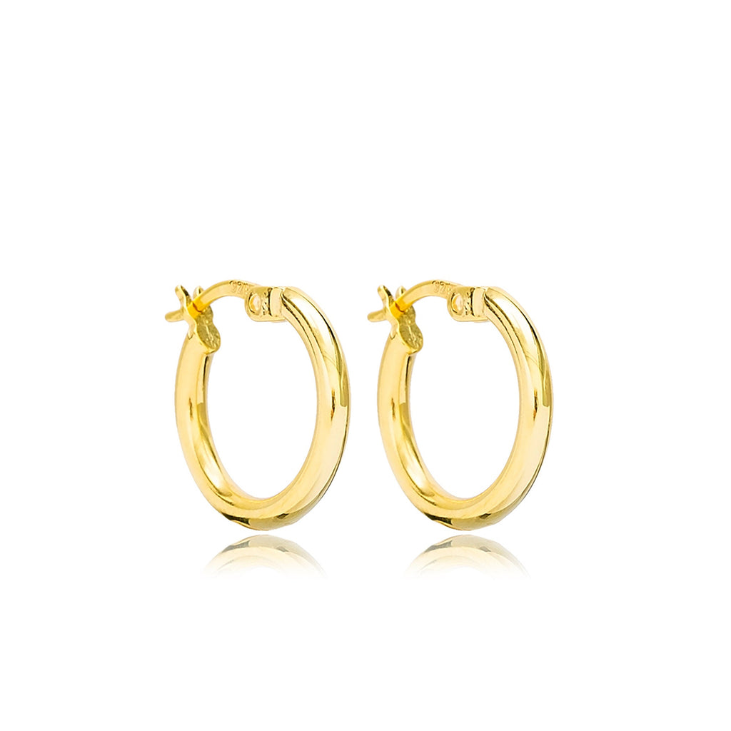 Heart Earrings, 14K Gold Plated Heart Earring , Everyday Earrings, Jewelry for women, Silver Heart Earring, Handmade Jewelry, Gift for her