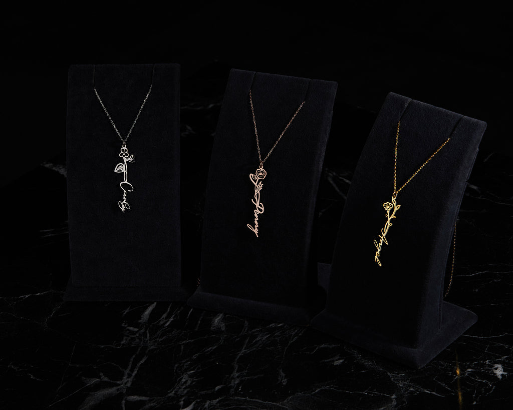 GOLD Solitaire Pendant Necklace, 14K Solid Gold Cz Diamond Necklace, Dainty Necklace, Minimalist, Handmade Jewelry, Necklace for women