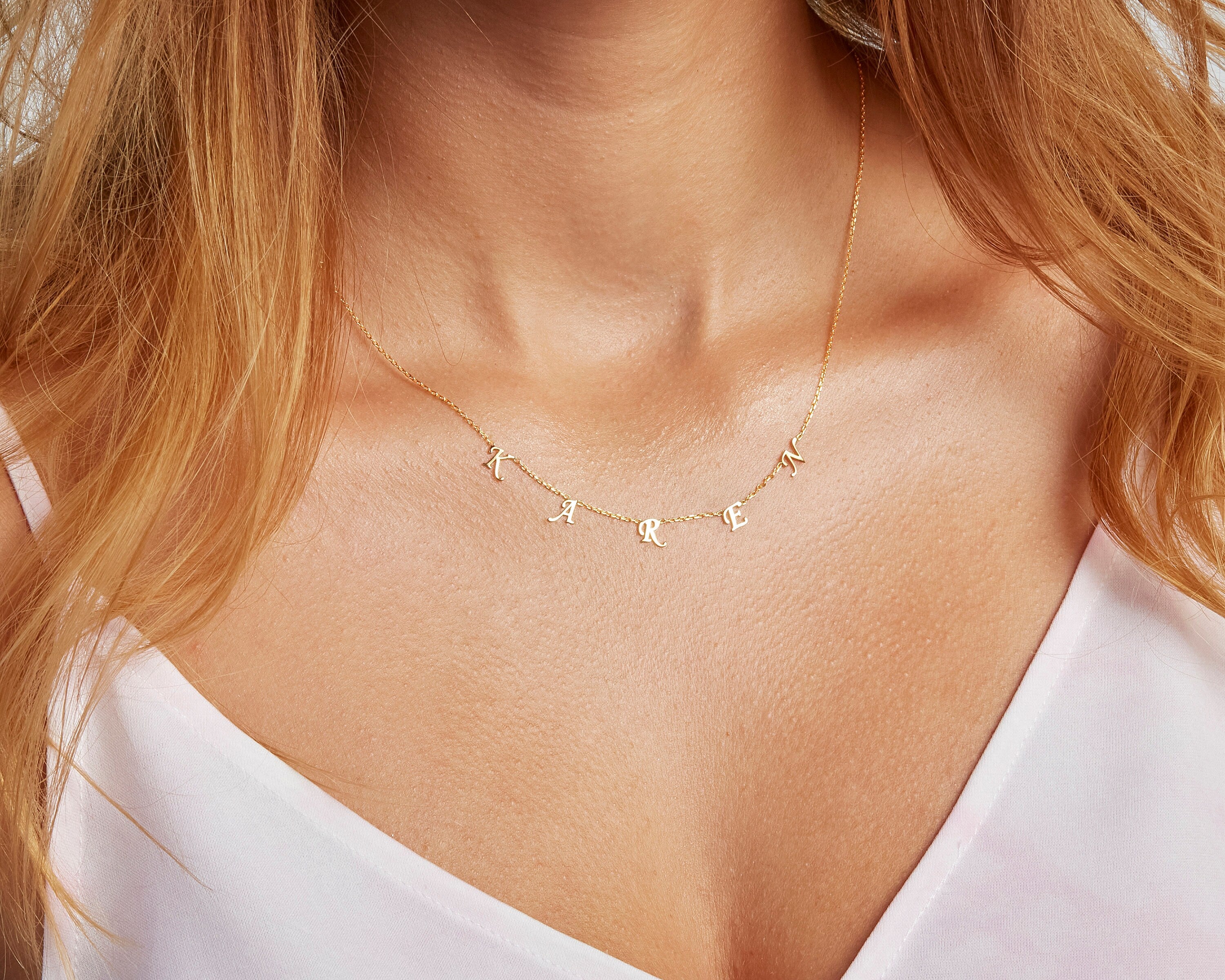 Multi Name Necklace - Personalized Multiple Name Necklace - Name Pendants - Silver Family Necklace - Children Kids Name Necklace - Mom Gift