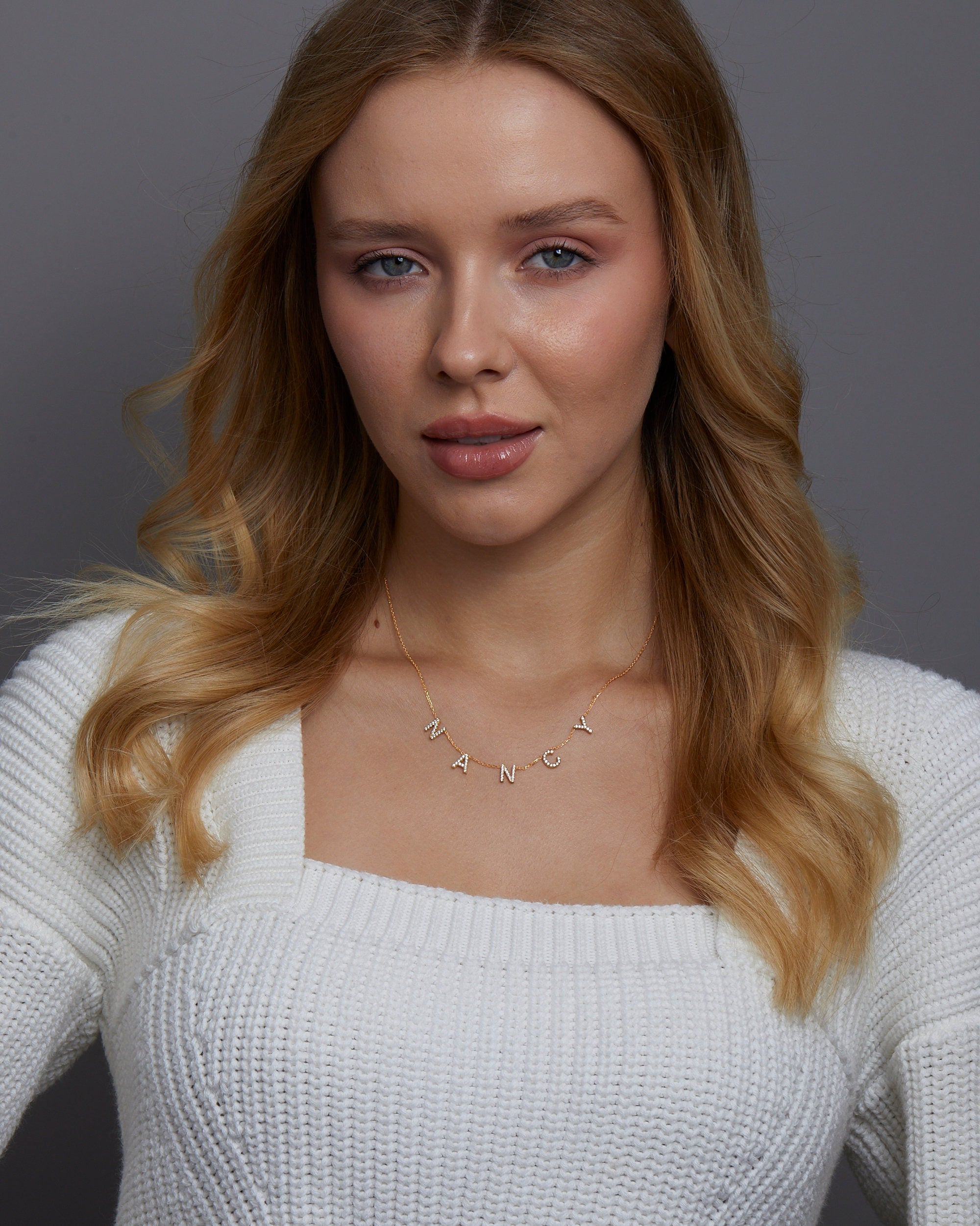14K Gold Cross Necklace, Christian Cross Necklace, Dainty Diamond CZ Cross Necklace, Minimalist, Handmade Jewelry, Necklace for women