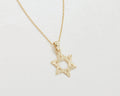 14K Solid Gold Cross Necklace with Diamond, 14K Gold Cross Necklace with Diamond, 10K Emerald Necklace, 8K Emerald Necklace, Gifts For Her