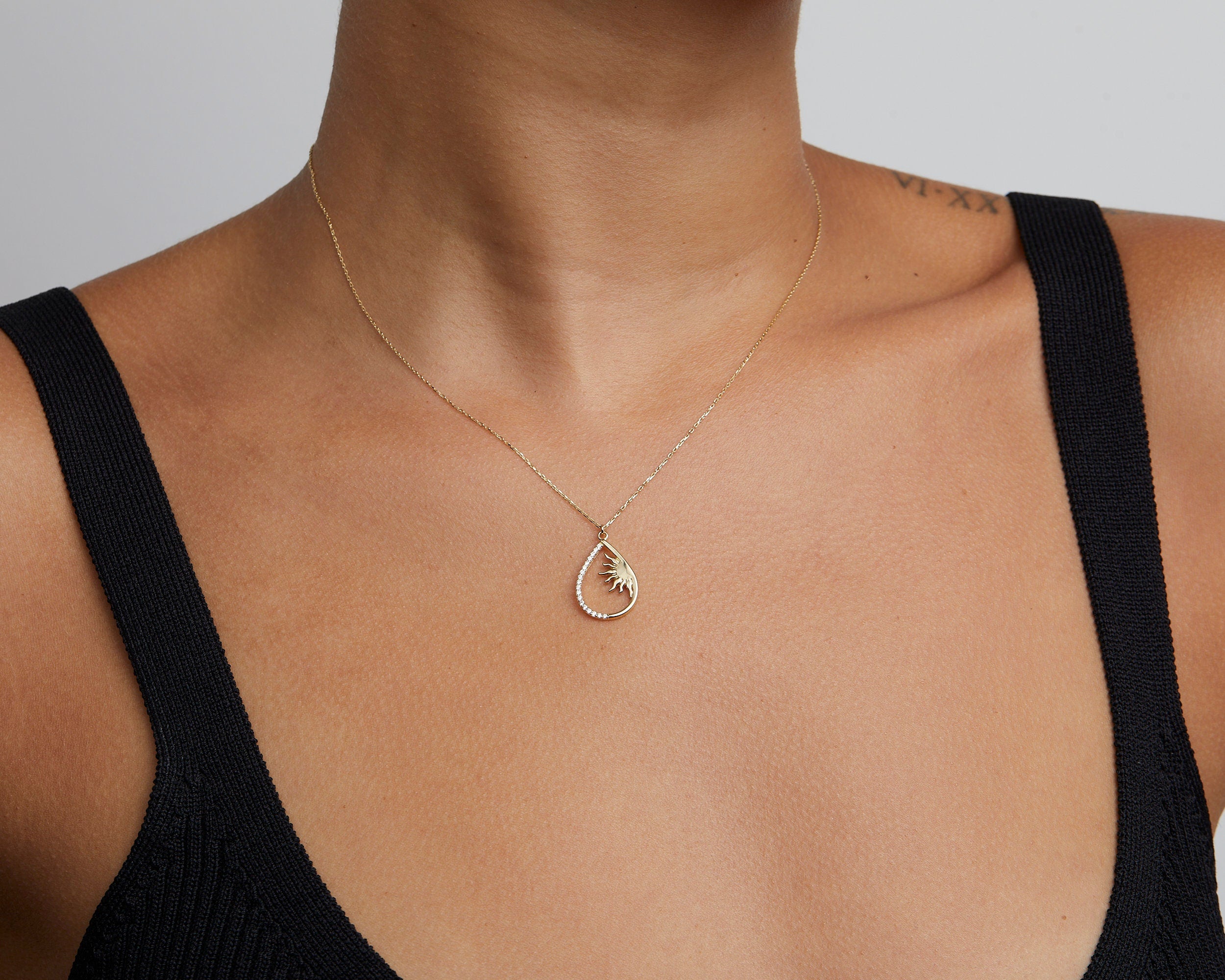 Arabic Name Necklace, Personalized Arabic Name Jewelry, Islam Name Necklace for Her, Best Birthday Gift, 14K Gold, Silver, Rose