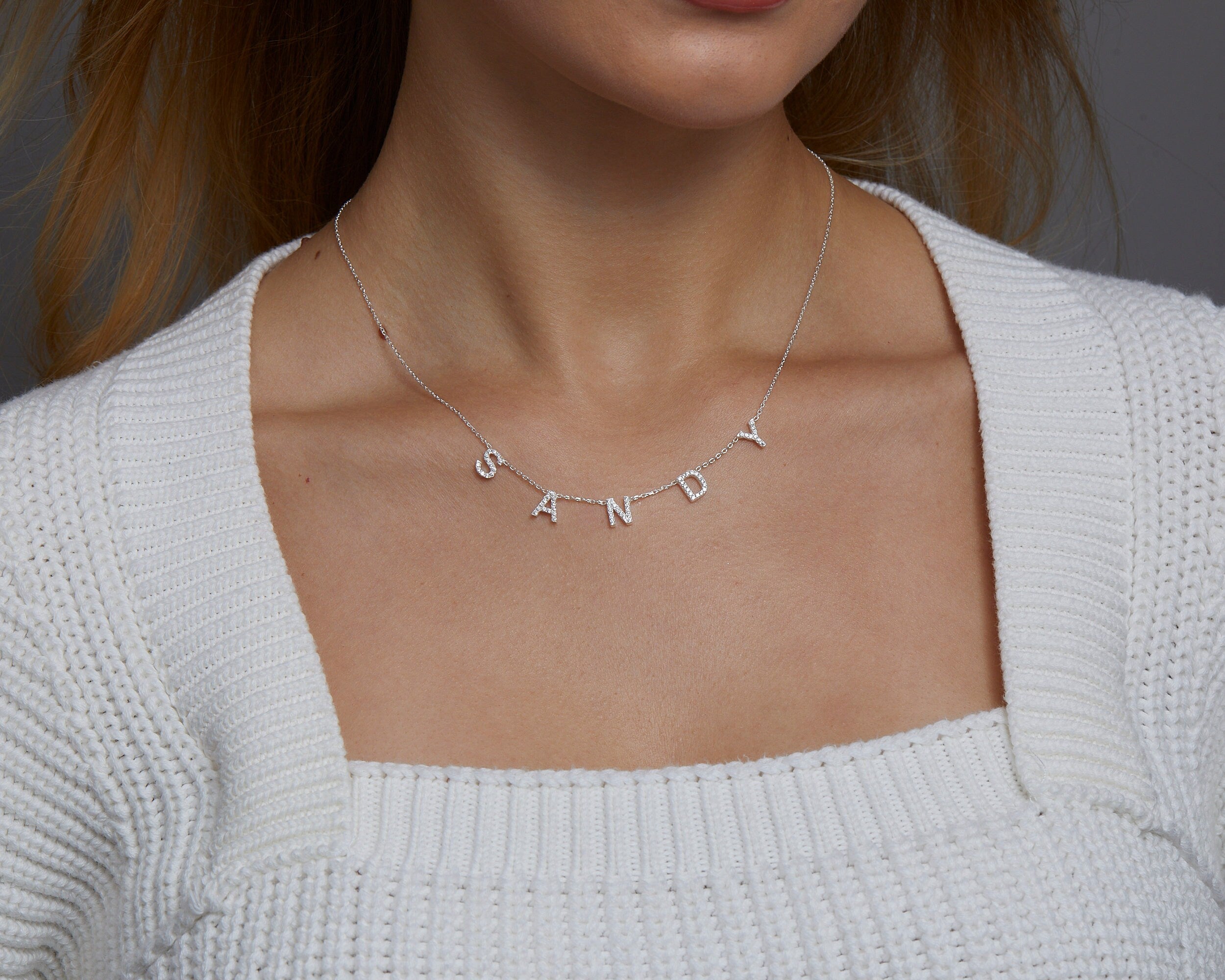 14K Gold Cross Necklace, Christian Cross Necklace, Dainty Diamond CZ Cross Necklace, Minimalist, Handmade Jewelry, Necklace for women