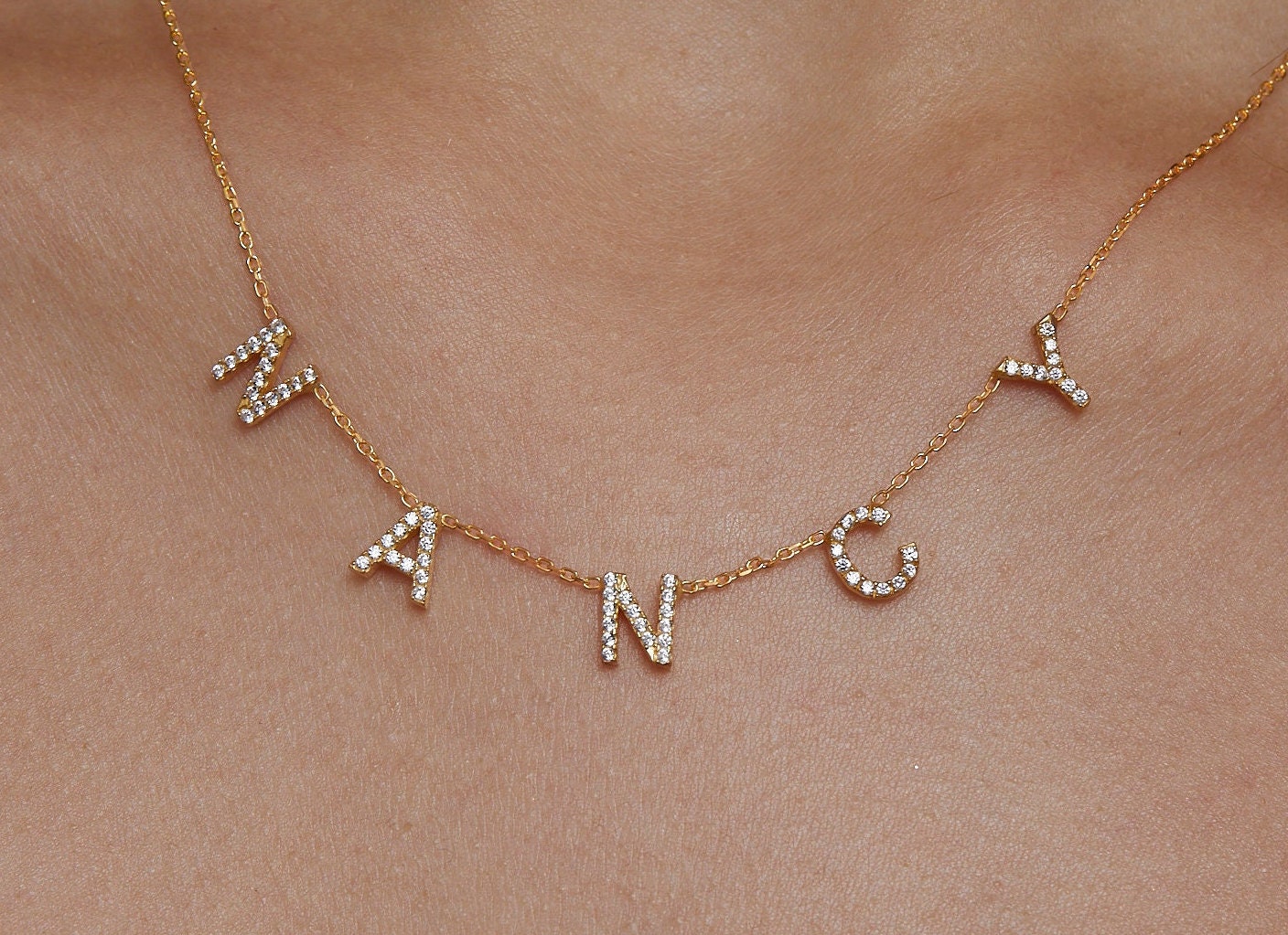 14K Gold Cross Necklace, Christian Cross Necklace, Dainty Diamond CZ Cross Necklace, Minimalist, Handmade Jewelry, Necklace for women