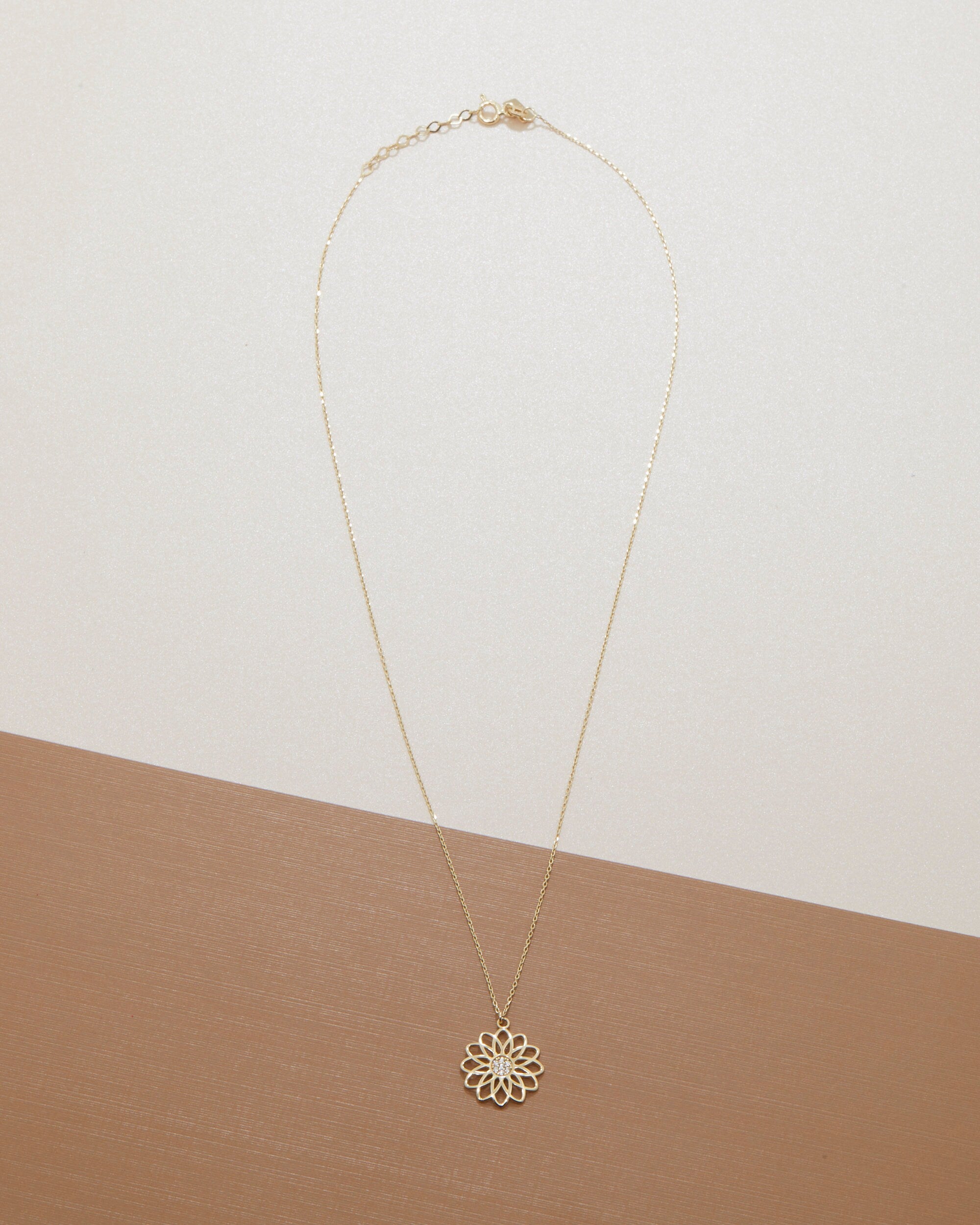 14K Solid Gold Pave Double Heart Necklace, 14K Double Heart Necklace, 10K Double Heart Necklace, 8K Double Heart Necklace, Handmade Jewelry