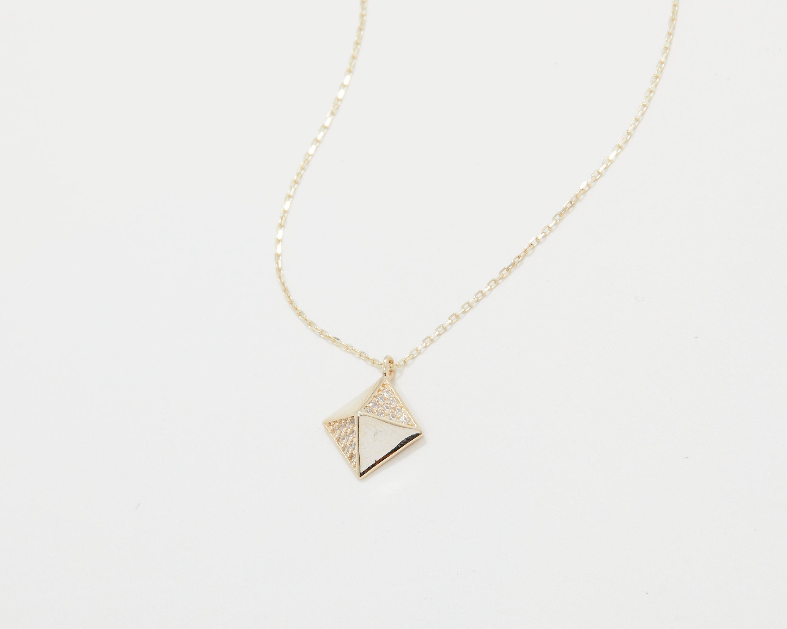 Lotus Flower Necklace, 14K GOLD Lotus Pendant Necklace, Gift for Her, Jewelry For Women, Minimalist, Handmade Jewelry, Lotus Charm Necklace