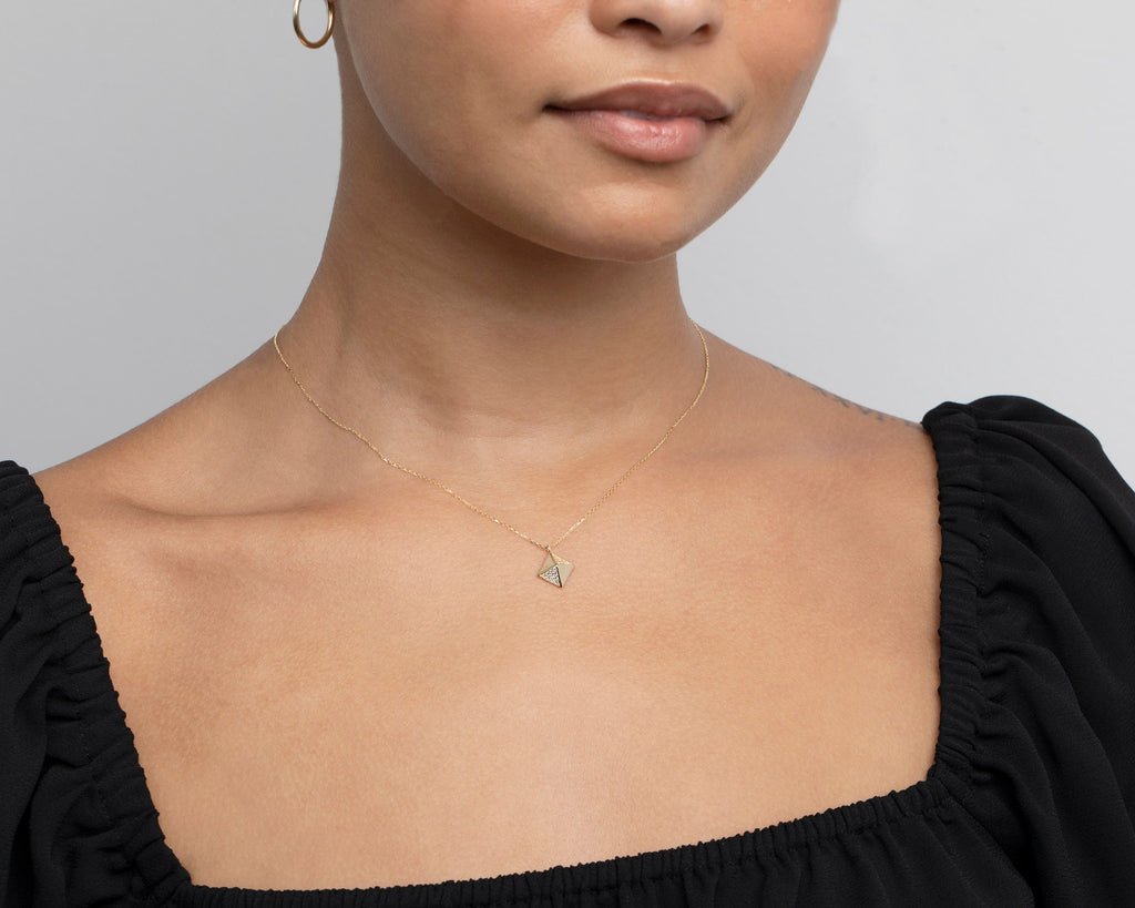 Lotus Flower Necklace, 14K GOLD Lotus Pendant Necklace, Gift for Her, Jewelry For Women, Minimalist, Handmade Jewelry, Lotus Charm Necklace