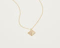 Lotus Flower Necklace, 14K GOLD Lotus Pendant Necklace, Gift for Her, Jewelry For Women, Minimalist, Handmade Jewelry, Lotus Charm Necklace