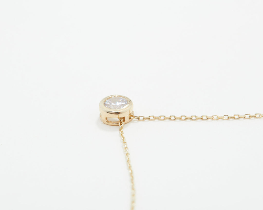 Star Diamond Necklace, 14K Gold Star Pendant Necklace, Cz Diamond, Sterling Silver Necklace, Minimalist, Handmade Jewelry Necklace for women