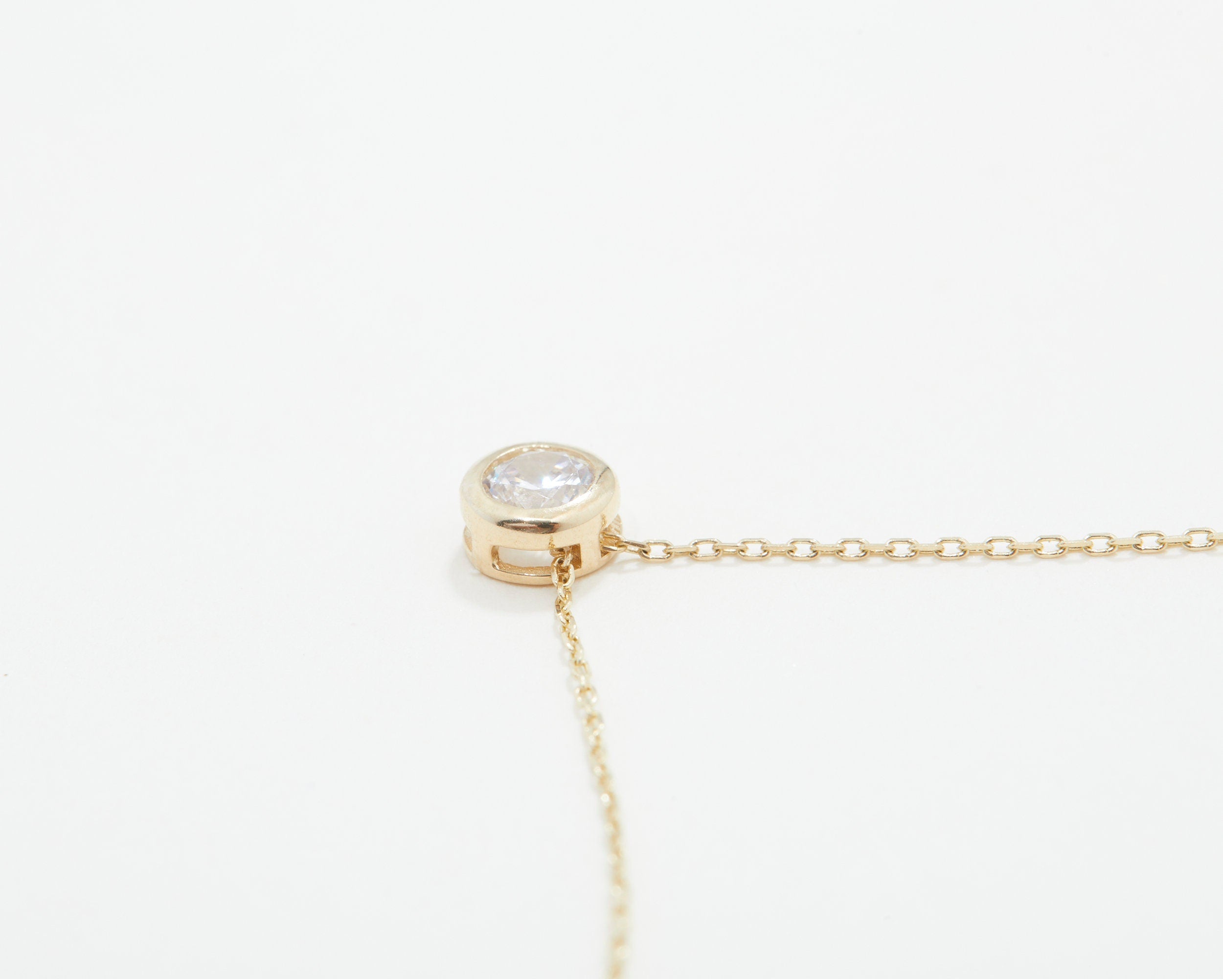 Star Diamond Necklace, 14K Gold Star Pendant Necklace, Cz Diamond, Sterling Silver Necklace, Minimalist, Handmade Jewelry Necklace for women