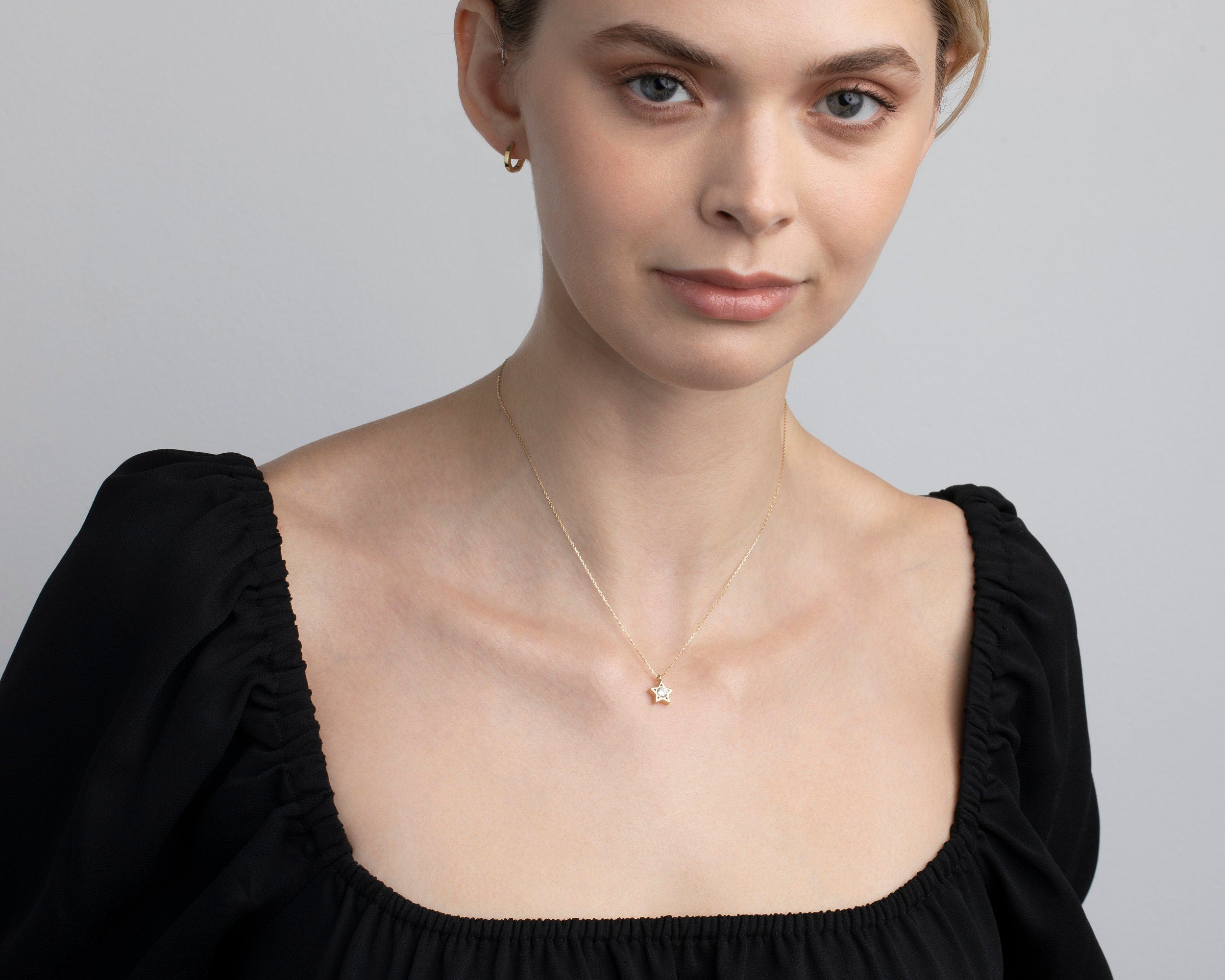 SILVER HEART NECKLACE, Name Necklace with Heart, Personalized Heart Necklace, Delicate Dainty Name Necklace with Heart, Minimalist Handmade