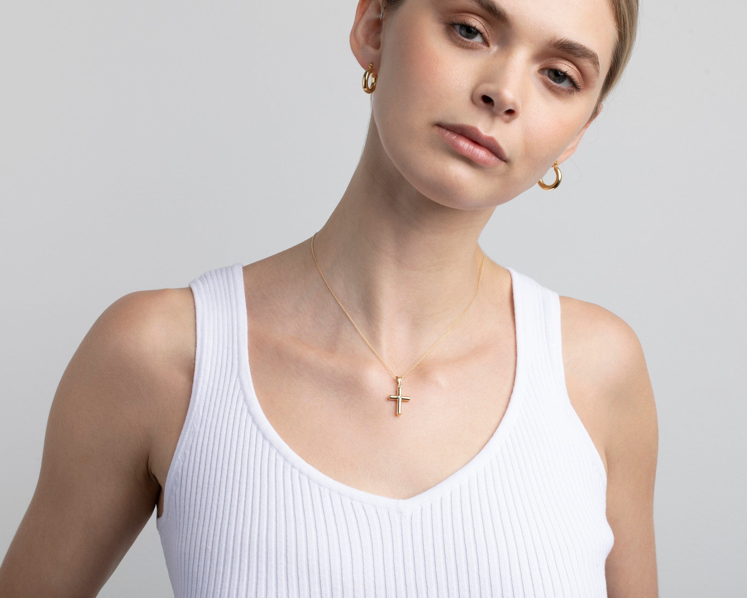 14K Gold Name Necklace, Personalized Gold Necklace, Custom Name Necklaces, Handmade Jewelry, Women Necklace, Minimalist