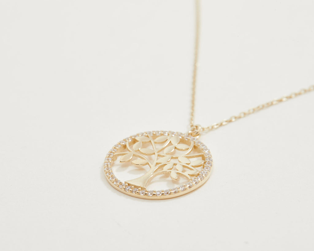 Fish Necklace, 14K Solid Gold Small Fish Necklace, Diamond CZ Fish Necklace, Minimalist Necklace, Handmade Jewelry, Necklace For Women