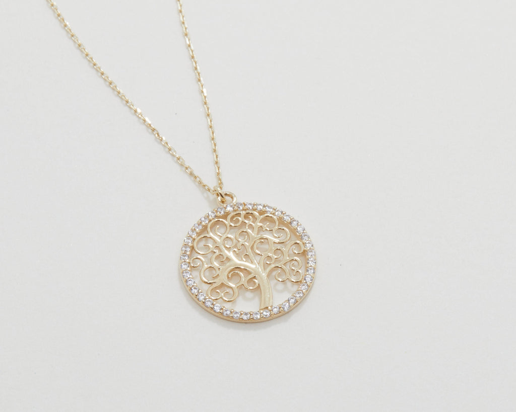 14K Gold Evil Eye Necklace, Silver Evil Eye Necklace, Real Gold Necklace, Women Necklace, Minimalist, Handmade Jewelry