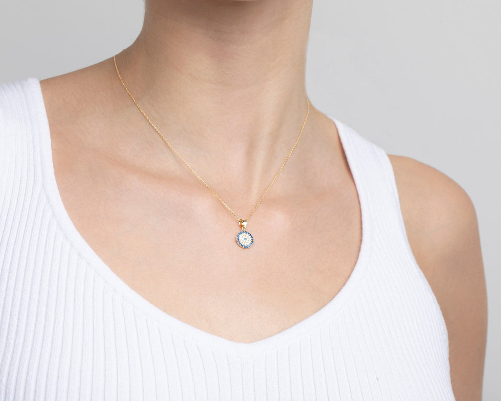 Small Cross Necklace, Gold Small Christian Necklace, Dainty Cross Necklace, Minimalist, Handmade Jewelry, Necklace for women