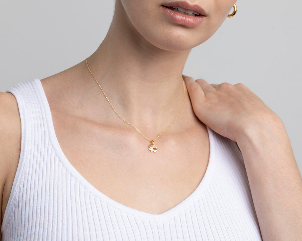 Baguette Cut Diamond Round Necklace - Dainty Minimalist Necklace - Baguette CZ Diamond Jewelry - Everyday Necklace - Handmade Gift for Her