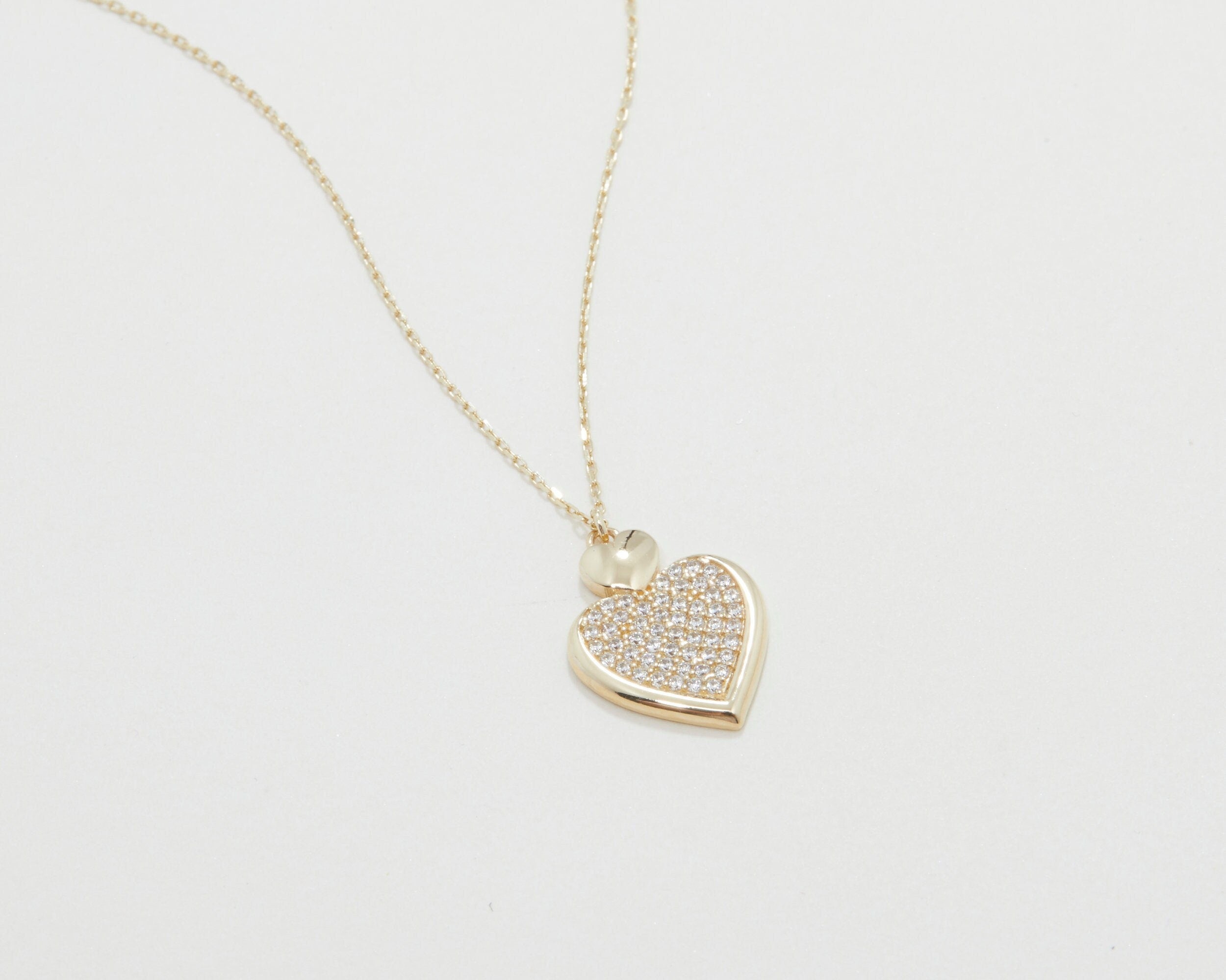 14K Gold Evil Eye Necklace, Necklaces for Women, 14K Solid Gold Necklace, Gold Necklace, Gift For Her, Women Jewelry, Minimalist, Handmade