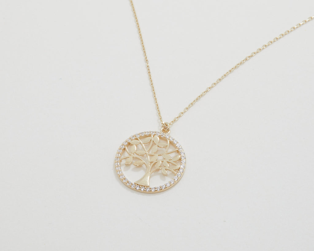 Fish Necklace, 14K Solid Gold Small Fish Necklace, Diamond CZ Fish Necklace, Minimalist Necklace, Handmade Jewelry, Necklace For Women