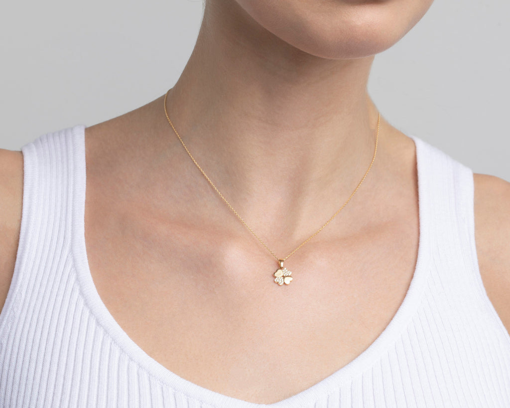 Baguette Cut Diamond Round Necklace - Dainty Minimalist Necklace - Baguette CZ Diamond Jewelry - Everyday Necklace - Handmade Gift for Her