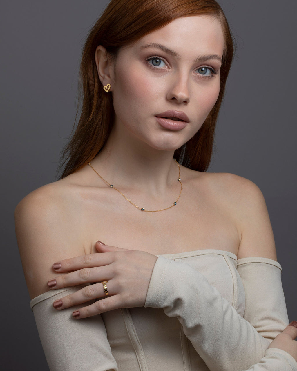 Gold Polar Star Necklace, 14K Gold North Star Necklace, Dainty Necklace, Minimalist, Handmade Jewelry, Necklace for women, Sterling Silver