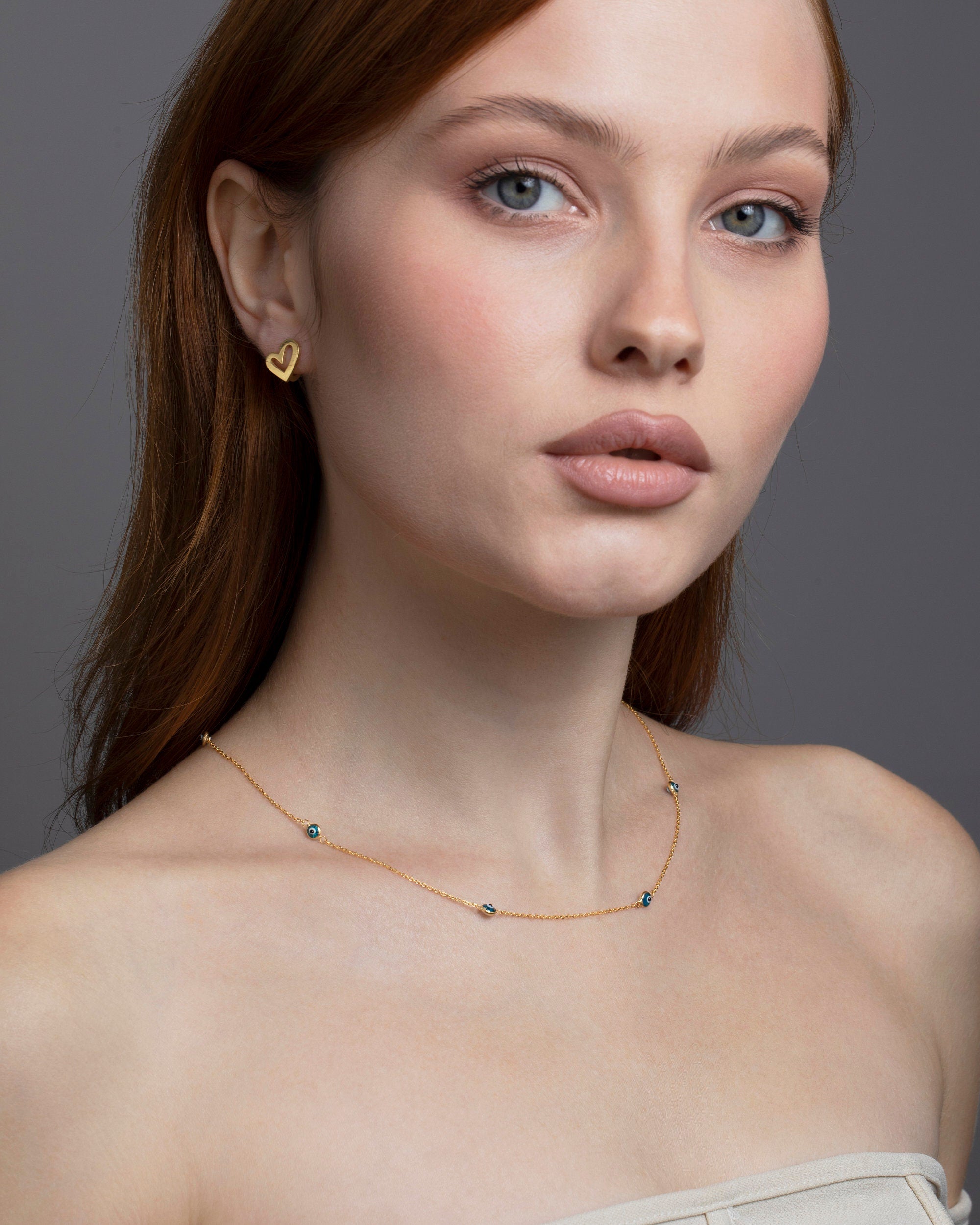 Gold Polar Star Necklace, 14K Gold North Star Necklace, Dainty Necklace, Minimalist, Handmade Jewelry, Necklace for women, Sterling Silver