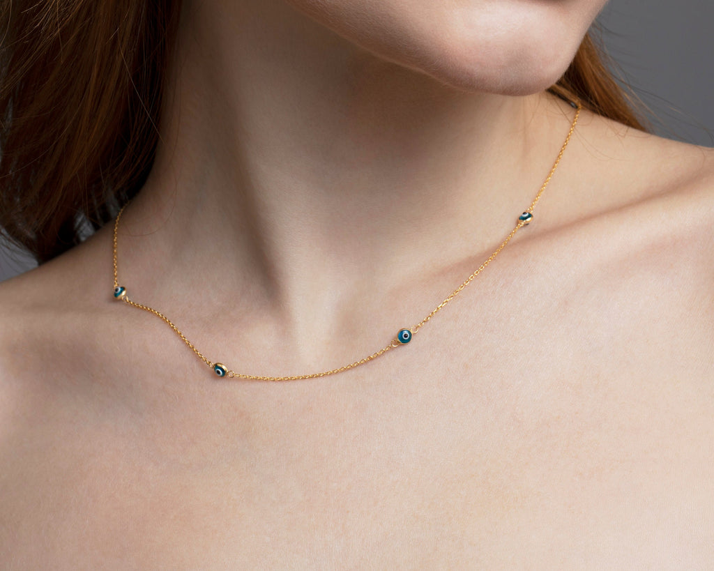 Gold Polar Star Necklace, 14K Gold North Star Necklace, Dainty Necklace, Minimalist, Handmade Jewelry, Necklace for women, Sterling Silver