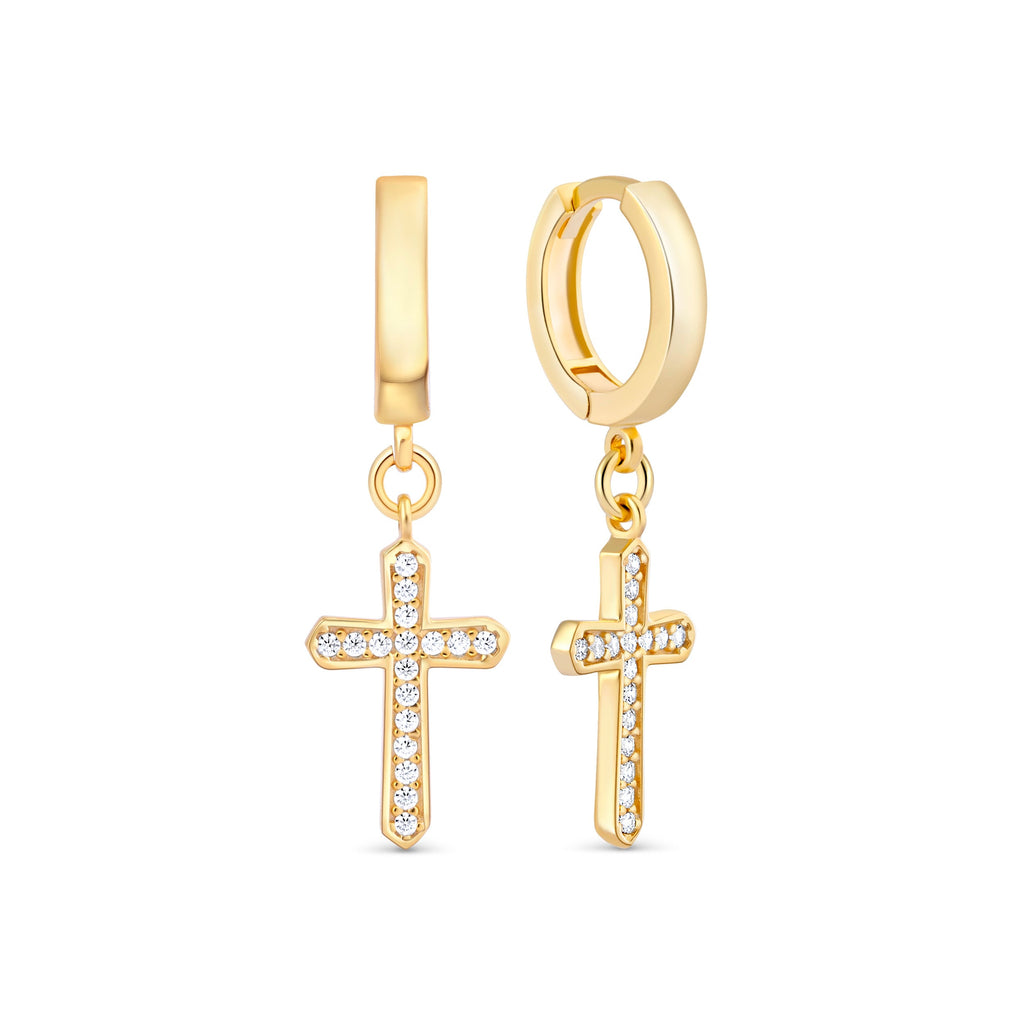 Pave Initial Letter Earring, 14K Pave Initial Earring, Silver Pave Initial Earrings, Minimalist Earring, Dangle Drop Personalized Earrings