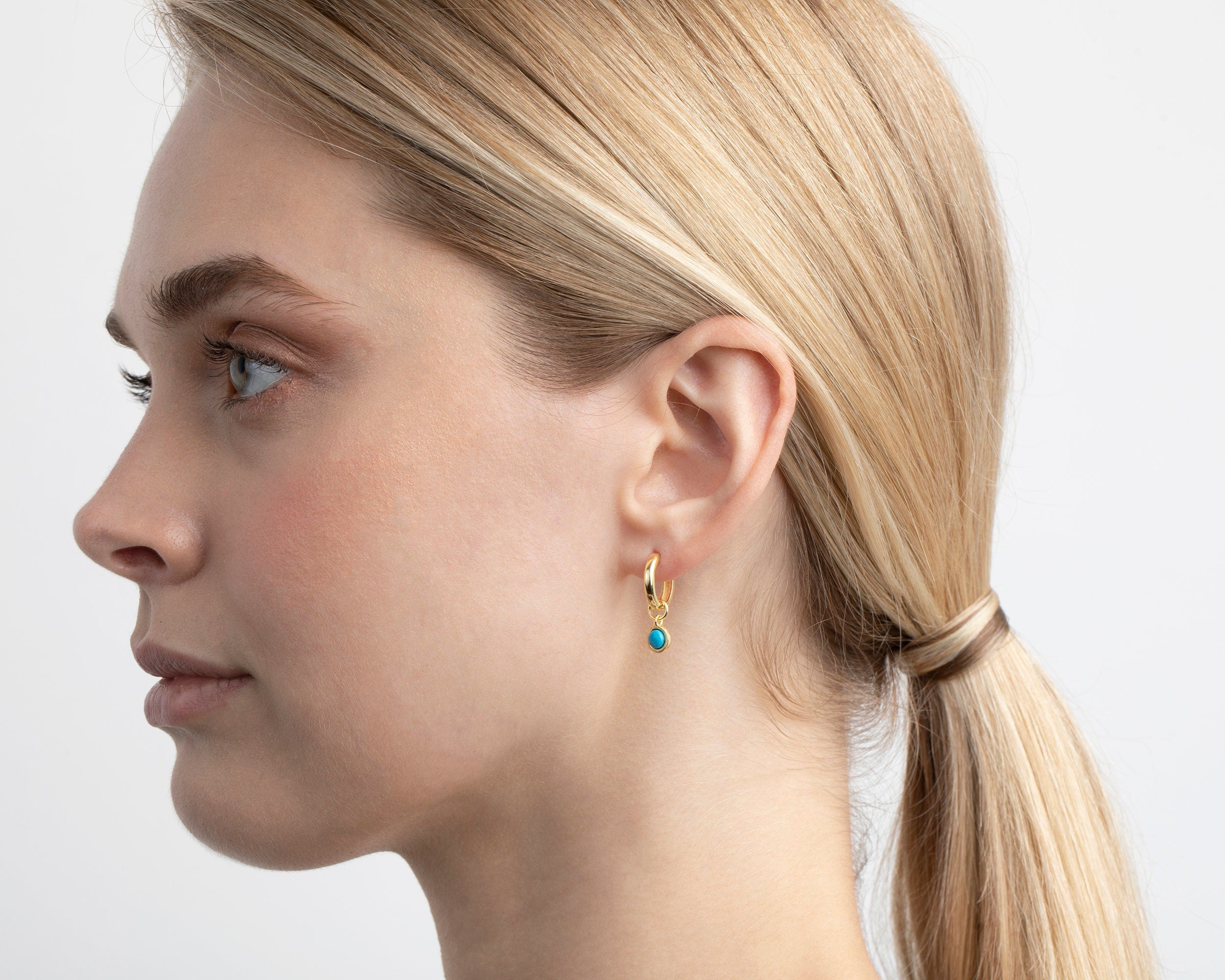 14K Gold Hoop Earring, Hammered Hoop, Modern Hoop Earrings, Handmade Jewelry, Jewelry For Her, Gold Hammered Hoops