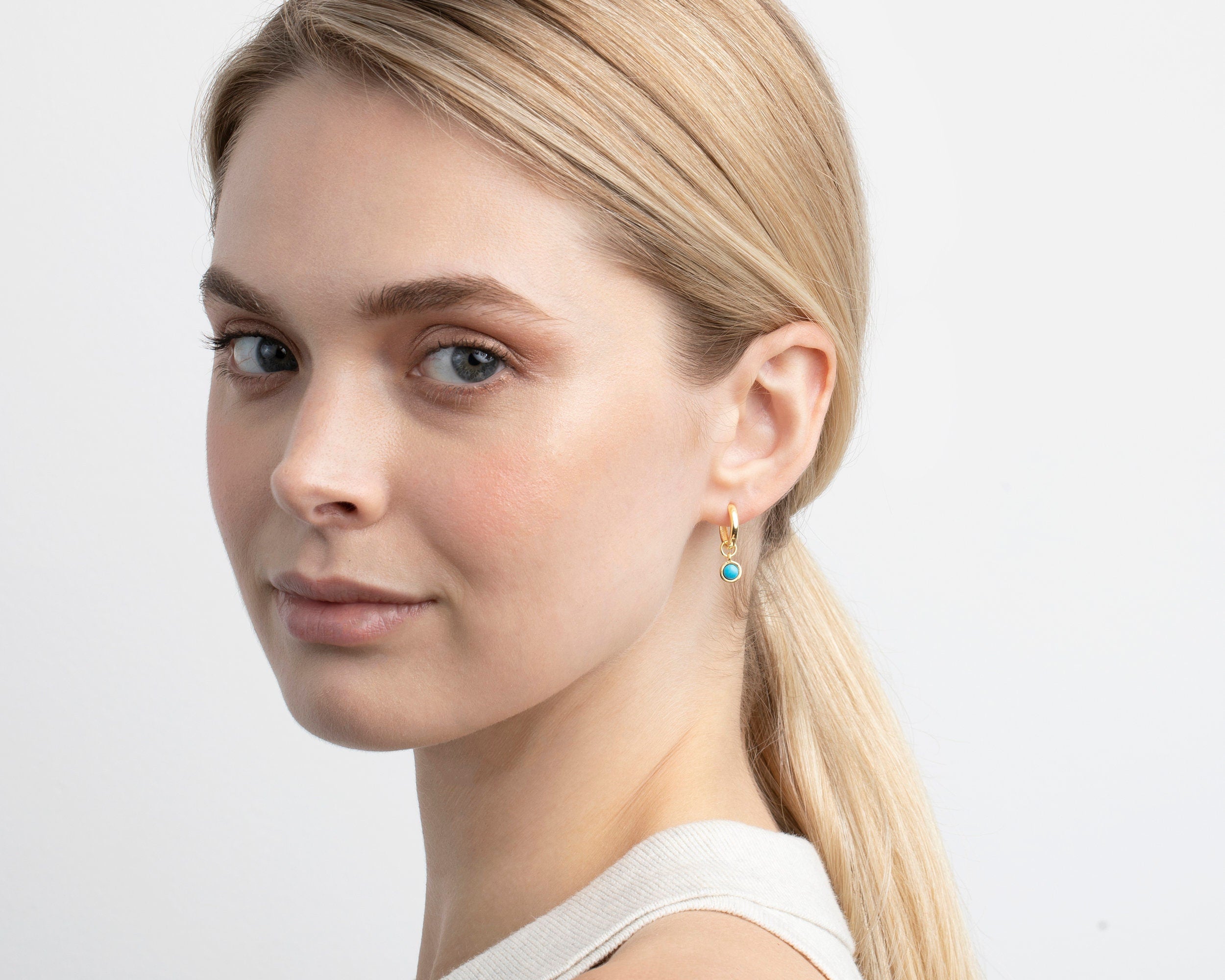 14K Gold Hoop Earring, Hammered Hoop, Modern Hoop Earrings, Handmade Jewelry, Jewelry For Her, Gold Hammered Hoops