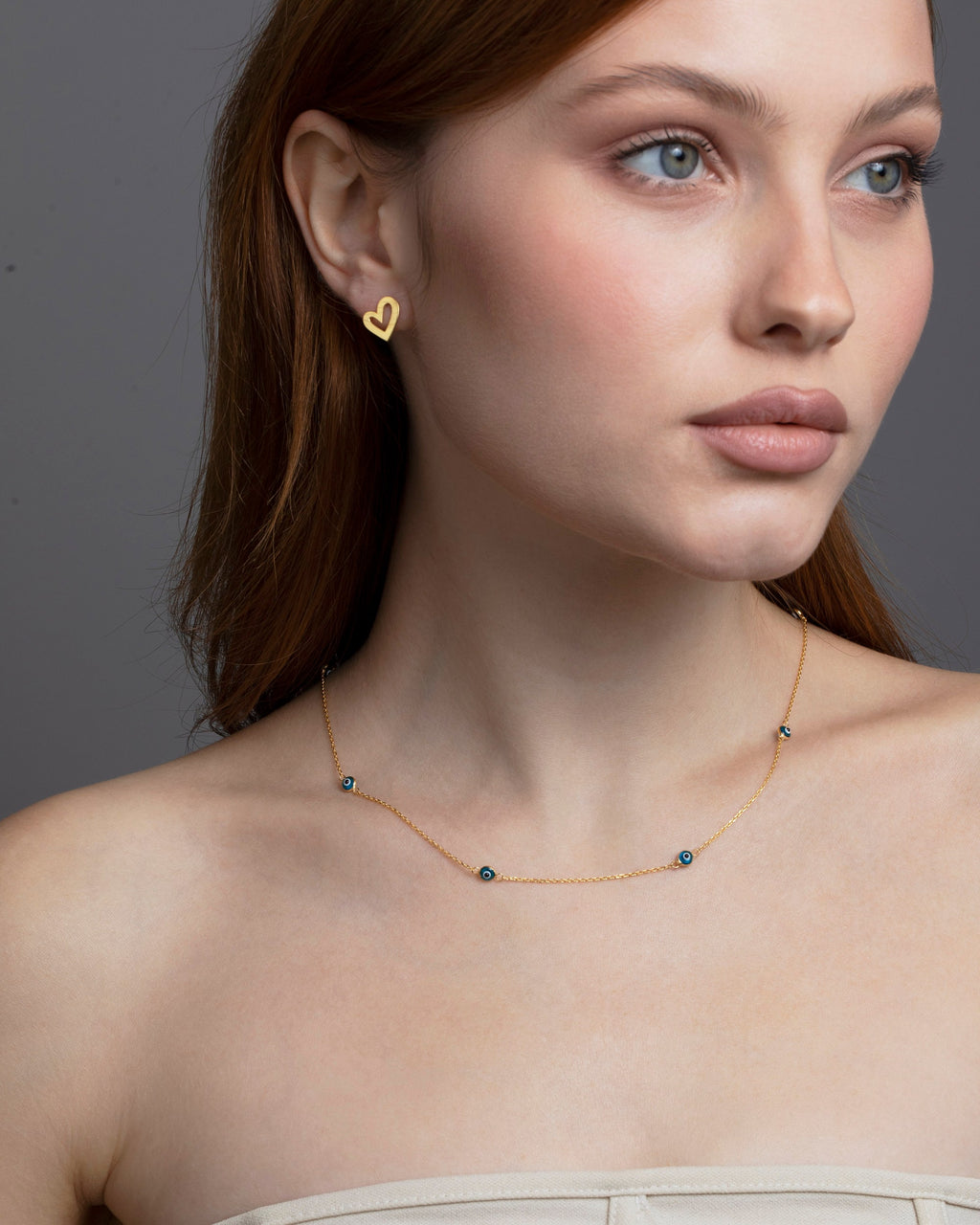 Gold Polar Star Necklace, 14K Gold North Star Necklace, Dainty Necklace, Minimalist, Handmade Jewelry, Necklace for women, Sterling Silver