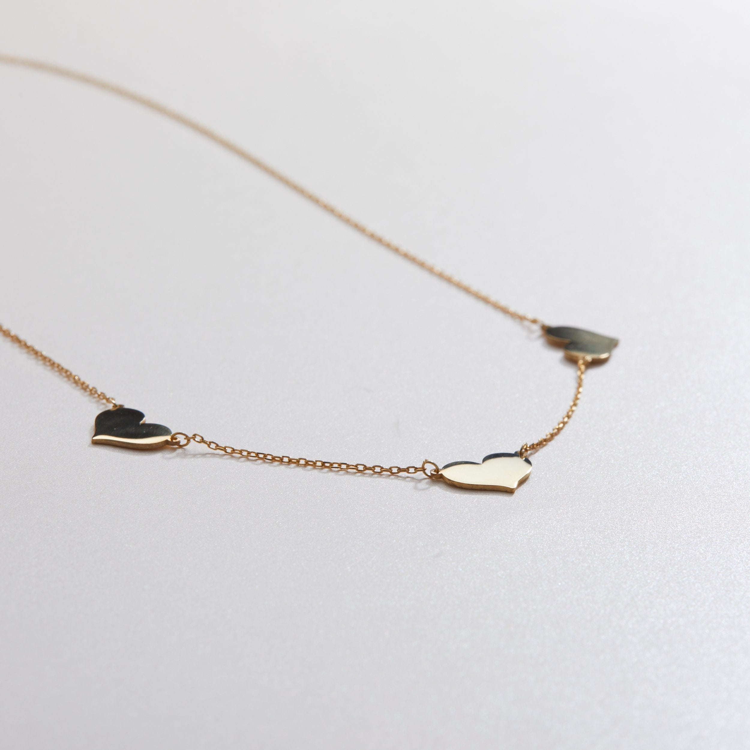 Gold Star of David Necklace, Textured Solid Gold Star of David Necklace, Jewish Necklace, Minimalist, Handmade Jewelry, Necklace for women