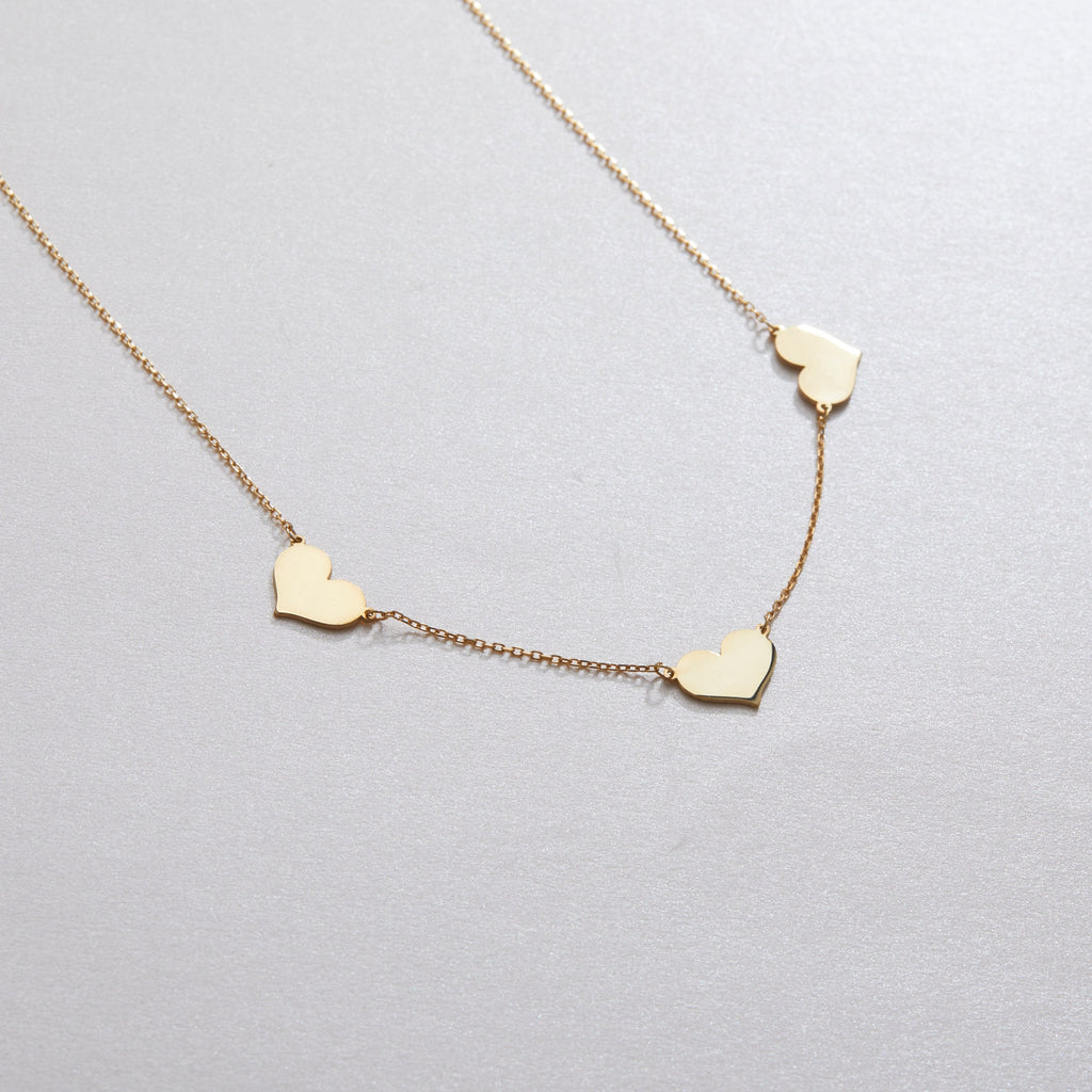 Gold Star of David Necklace, Textured Solid Gold Star of David Necklace, Jewish Necklace, Minimalist, Handmade Jewelry, Necklace for women