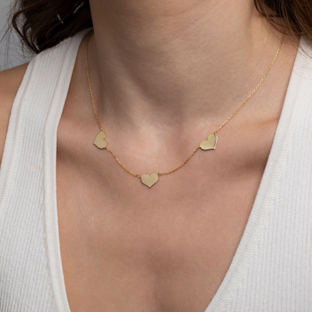 Gold Star of David Necklace, Textured Solid Gold Star of David Necklace, Jewish Necklace, Minimalist, Handmade Jewelry, Necklace for women