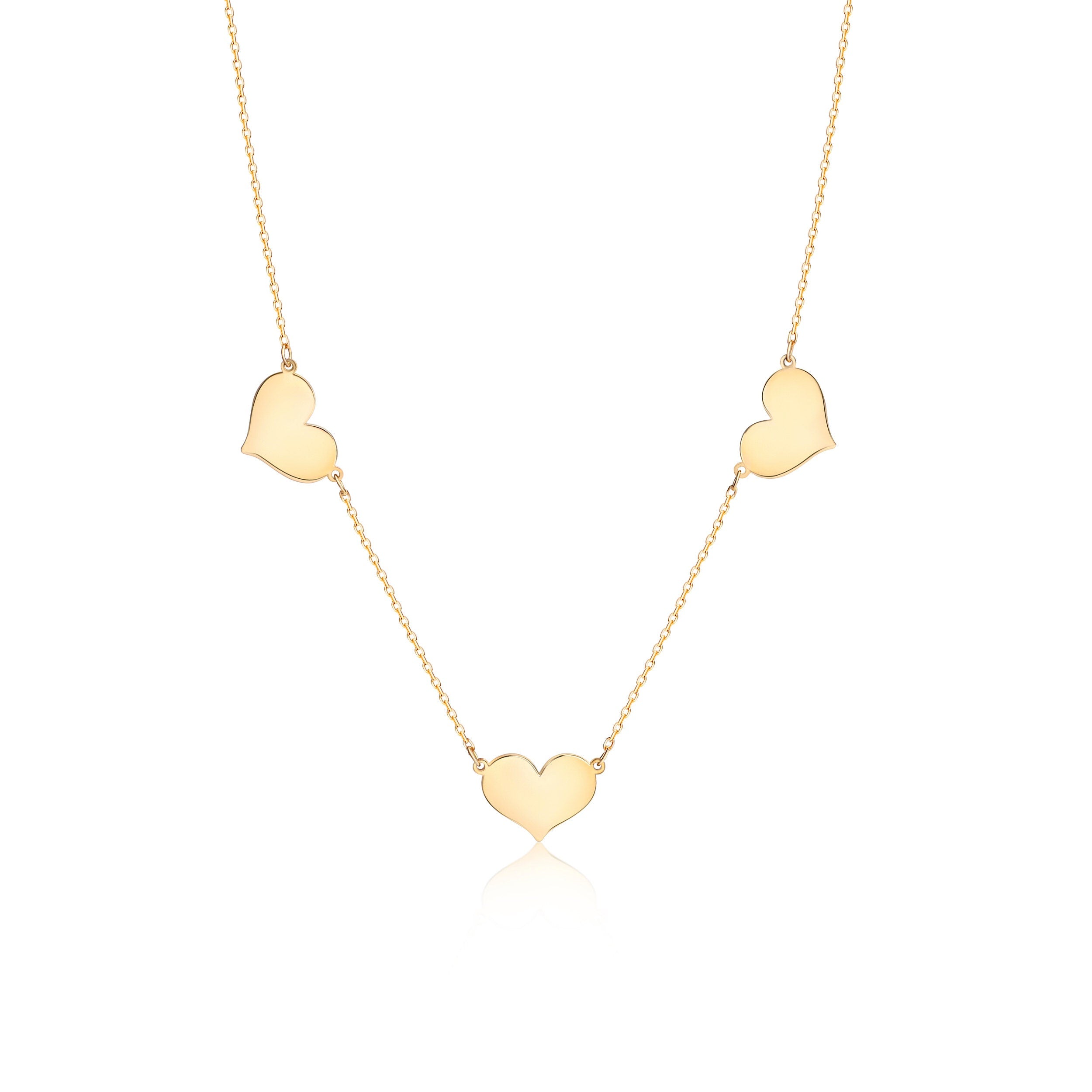 Gold Star of David Necklace, Textured Solid Gold Star of David Necklace, Jewish Necklace, Minimalist, Handmade Jewelry, Necklace for women