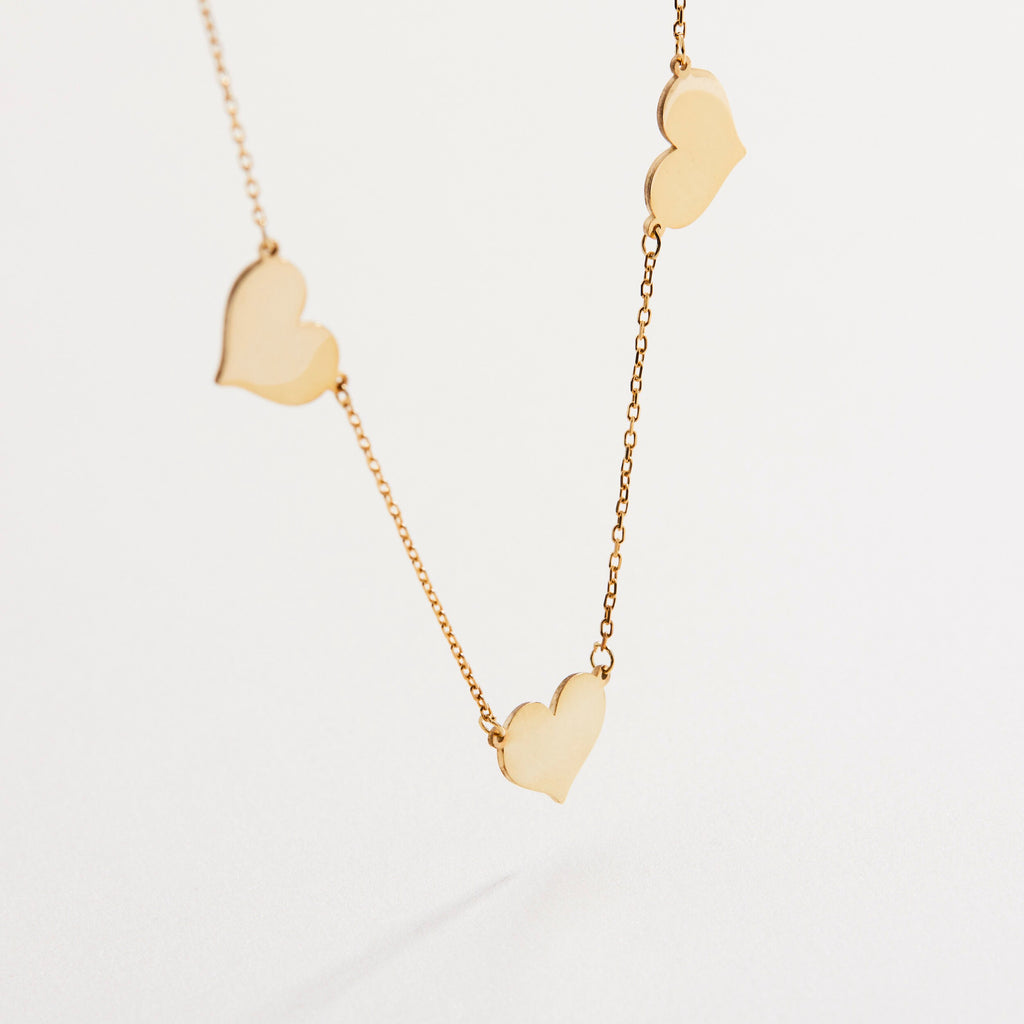 Gold Star of David Necklace, Textured Solid Gold Star of David Necklace, Jewish Necklace, Minimalist, Handmade Jewelry, Necklace for women