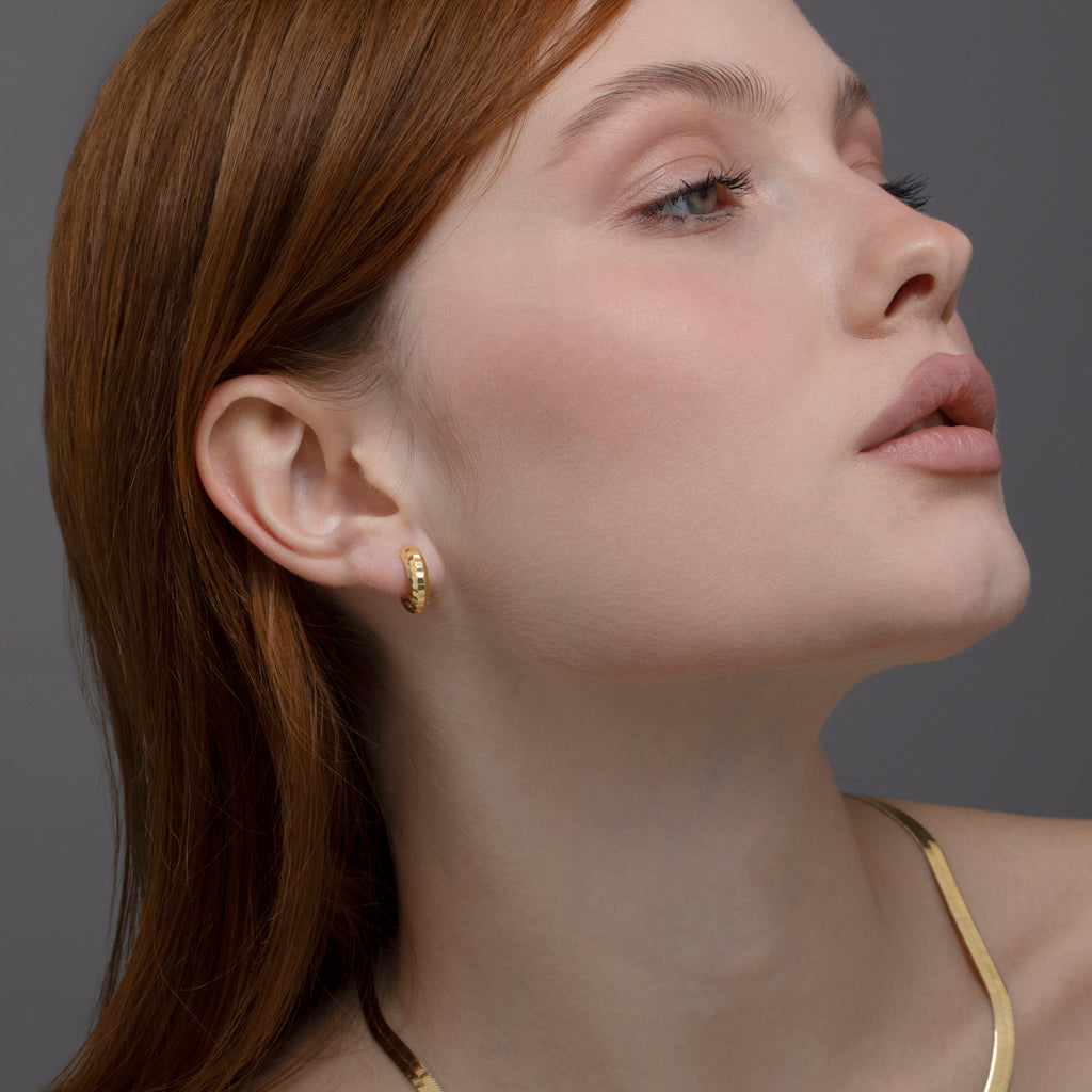 Thick Hinged Hoop Earrings, 14K Thick Hinged Hoop Earrings, 925 Sterling Silver Hoops, Thick Hoop Earrings, Elegant Hoops, Thick Hoops