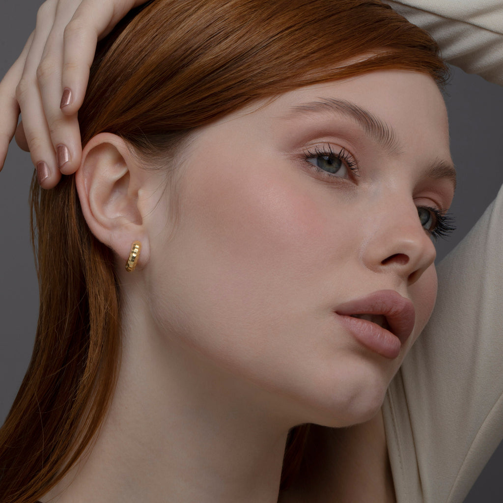 Thick Hinged Hoop Earrings, 14K Thick Hinged Hoop Earrings, 925 Sterling Silver Hoops, Thick Hoop Earrings, Elegant Hoops, Thick Hoops