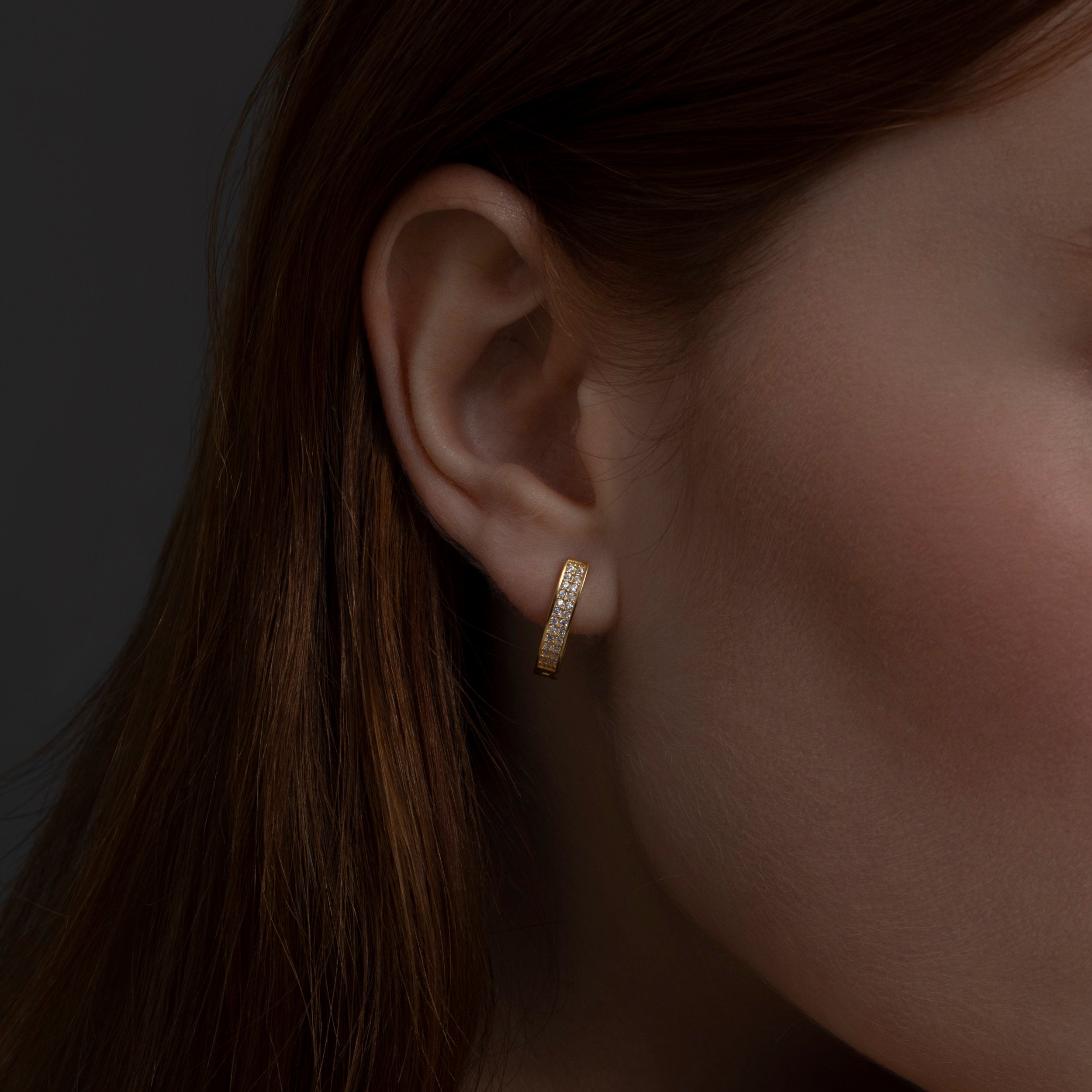 Pave Flower Stud Earrings, 14K Pave Flower Stud Earrings, 925 Sterling Silver Studs, Pave Earrings, Elegant Studs, Minimalist, Flower Studs