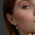 Lotus Stud Earrings, Gold Vermeil Earrings, Minimalist Earrings, Handmade Jewelry For Her, Women Earrings, 925 Sterling Silver Earrings