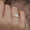 Pave Heart Stacking Ring, 925 Sterling Silver Pave Heart Stacking Ring, Cz Diamond Ring, Jewelry For Women, Handmade Jewelry