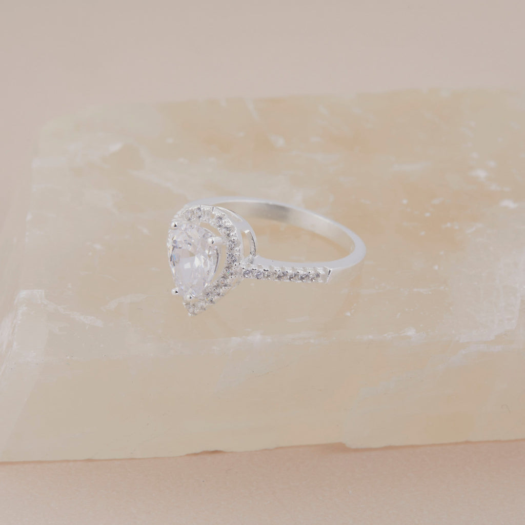 Pave Heart Ring, 14K Solid Gold Plated Pave Heart Ring, Gold Pave Heart Ring, Gold Pave Heart Ring, Silver Pave Heart Rings, Gifts For Her