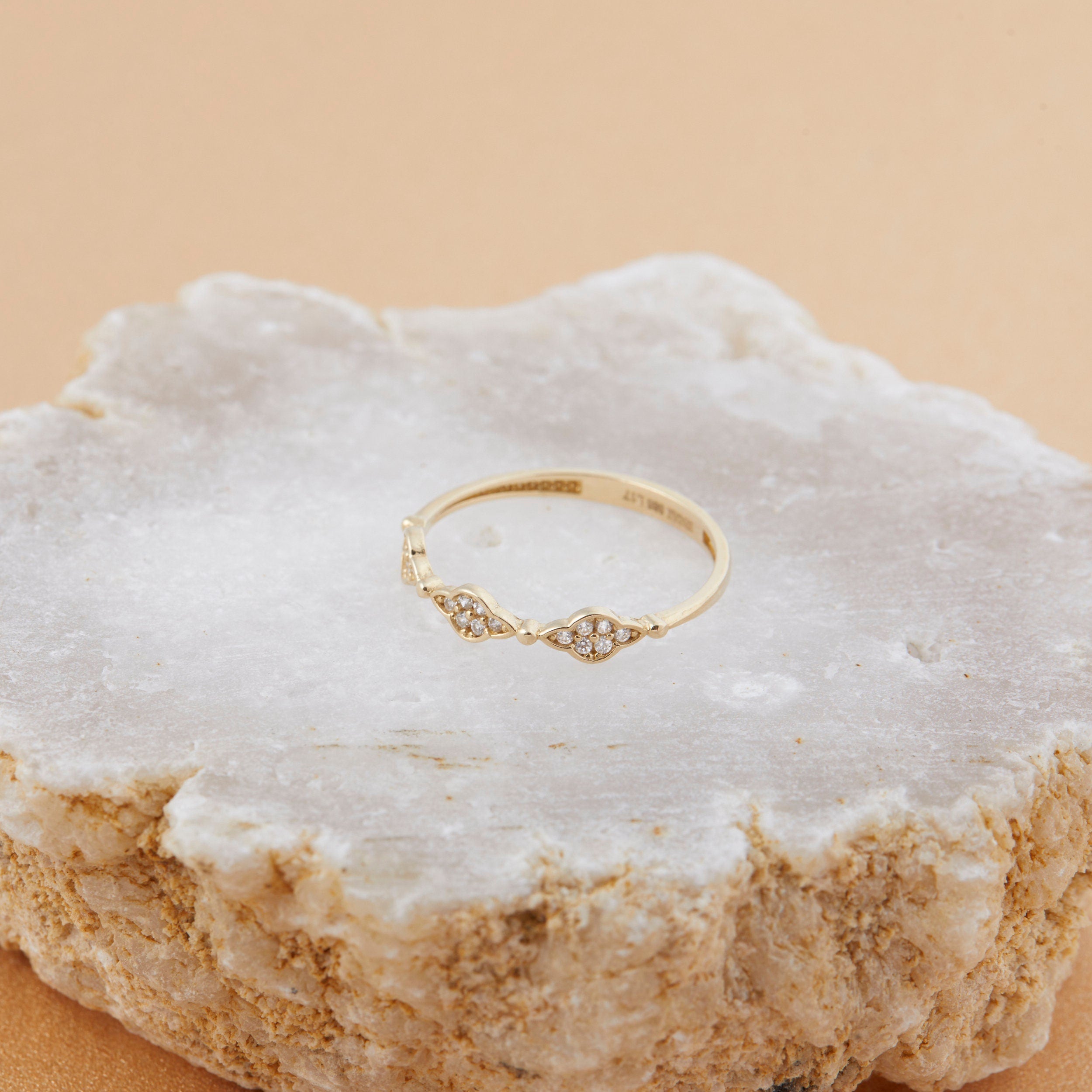 Gold Name Ring, Personalized Name Ring, Custom Stacking Name Ring, Minimalist, Handmade Jewelry for Women, Sterling Silver, Gift For Her