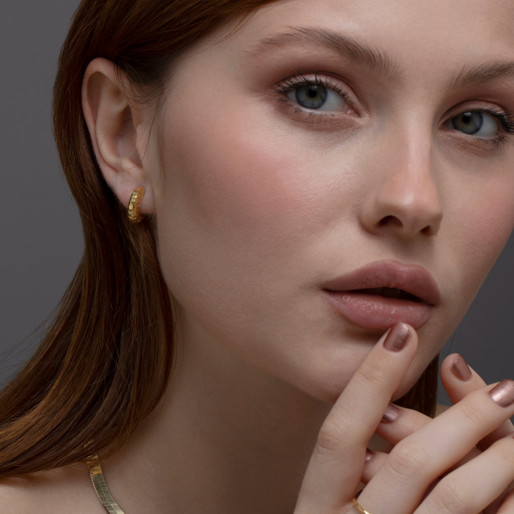 Thick Hinged Hoop Earrings, 14K Thick Hinged Hoop Earrings, 925 Sterling Silver Hoops, Thick Hoop Earrings, Elegant Hoops, Thick Hoops